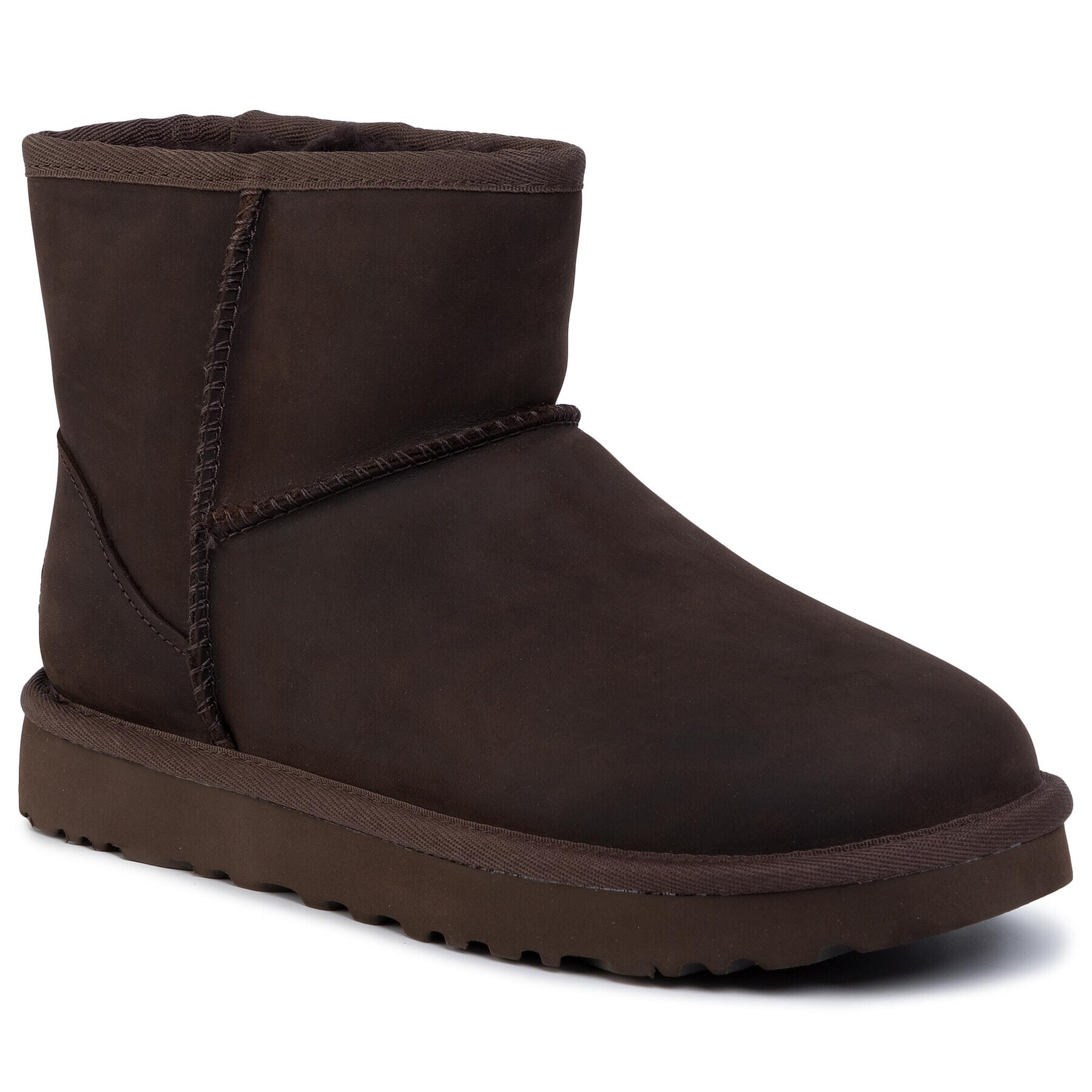 Ugg Cipő W Classic Mini Leather 1016558 Barna - Pepit.hu