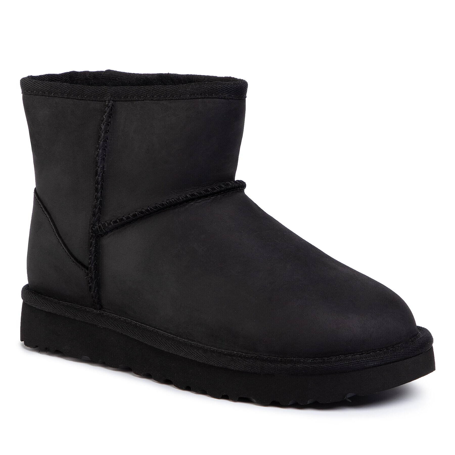 Ugg Cipő W Classic Mini Leather 1016558 Fekete - Pepit.hu