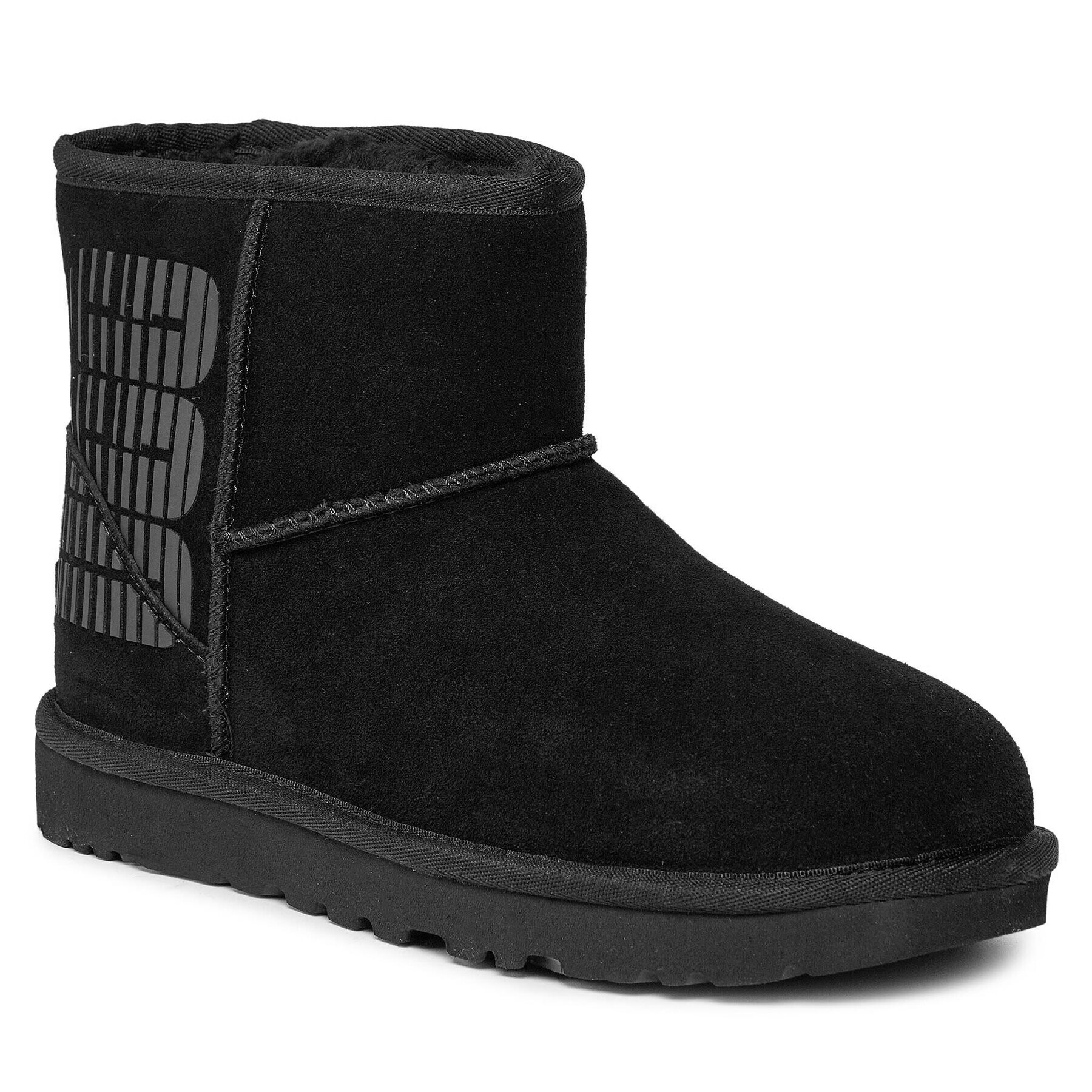 Ugg Cipő W Classic Mini Side Logo 1144057 Fekete - Pepit.hu