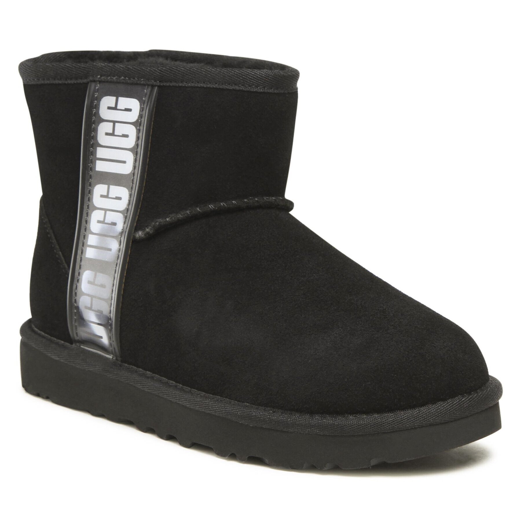 Ugg Cipő W Classic Mini Side Logo II 1134962 Fekete - Pepit.hu