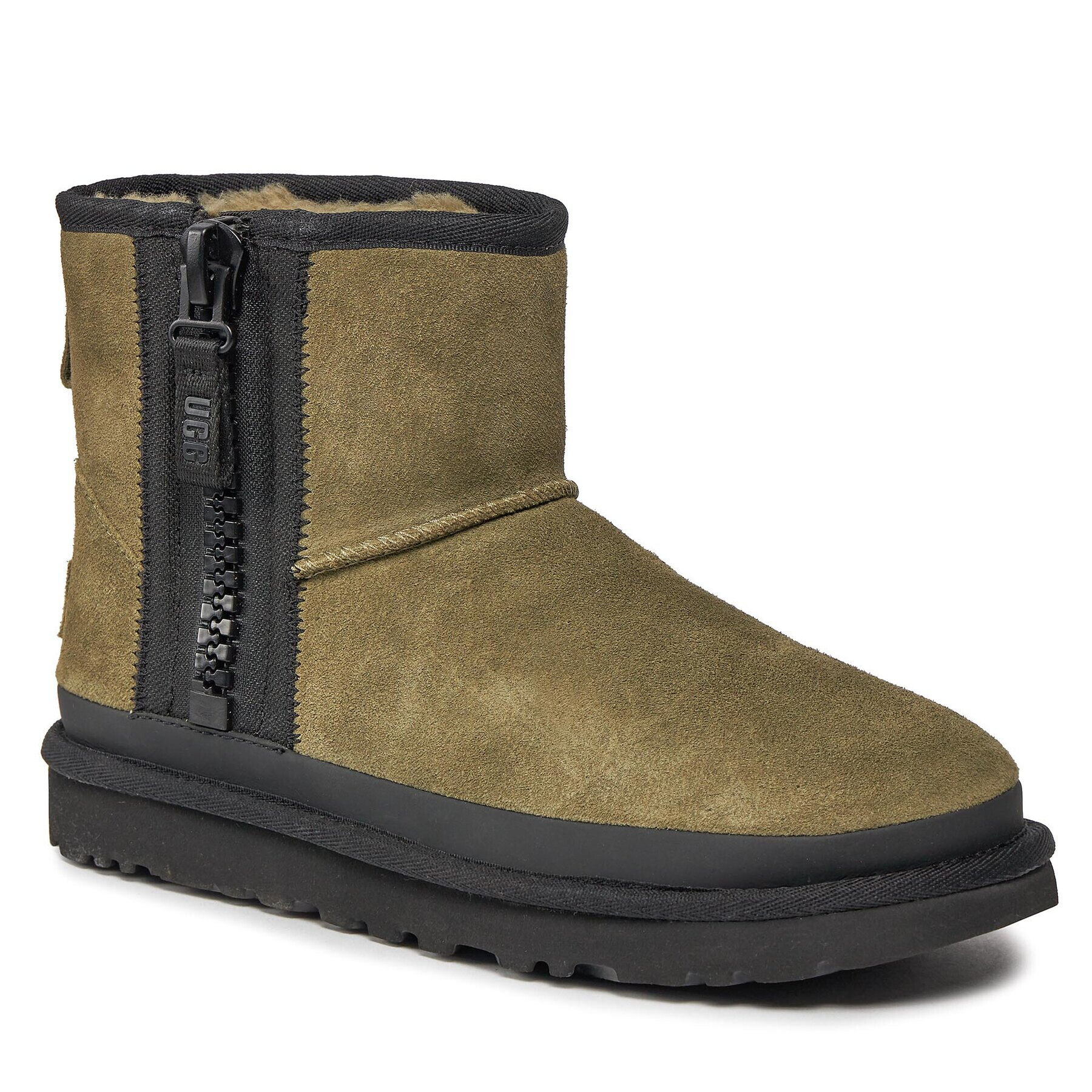 Ugg Cipő W Classic Mini Zipper Tape Logo 1144034 Zöld - Pepit.hu