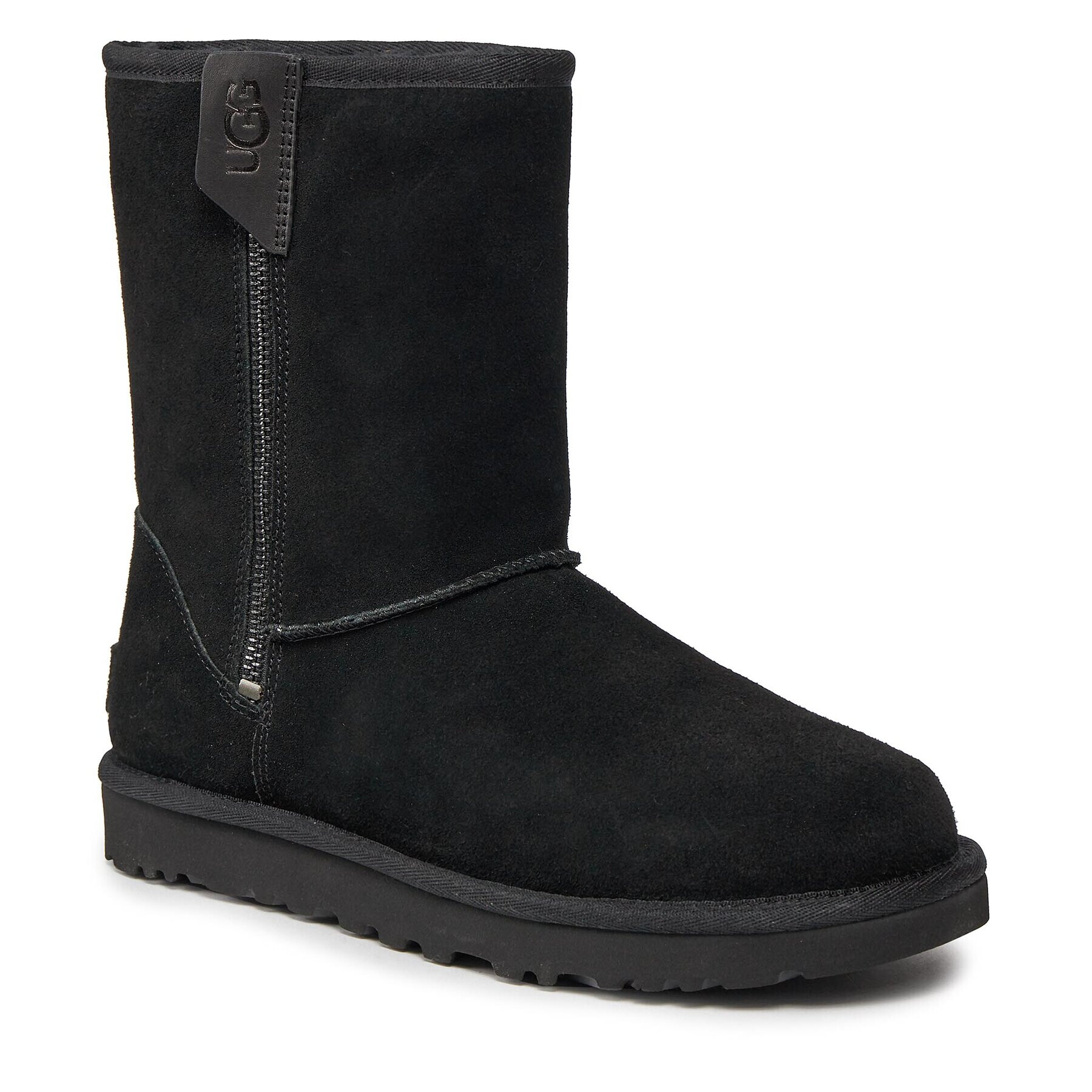 Ugg Cipő W Classic Short Bailey Zip 1144043 Fekete - Pepit.hu