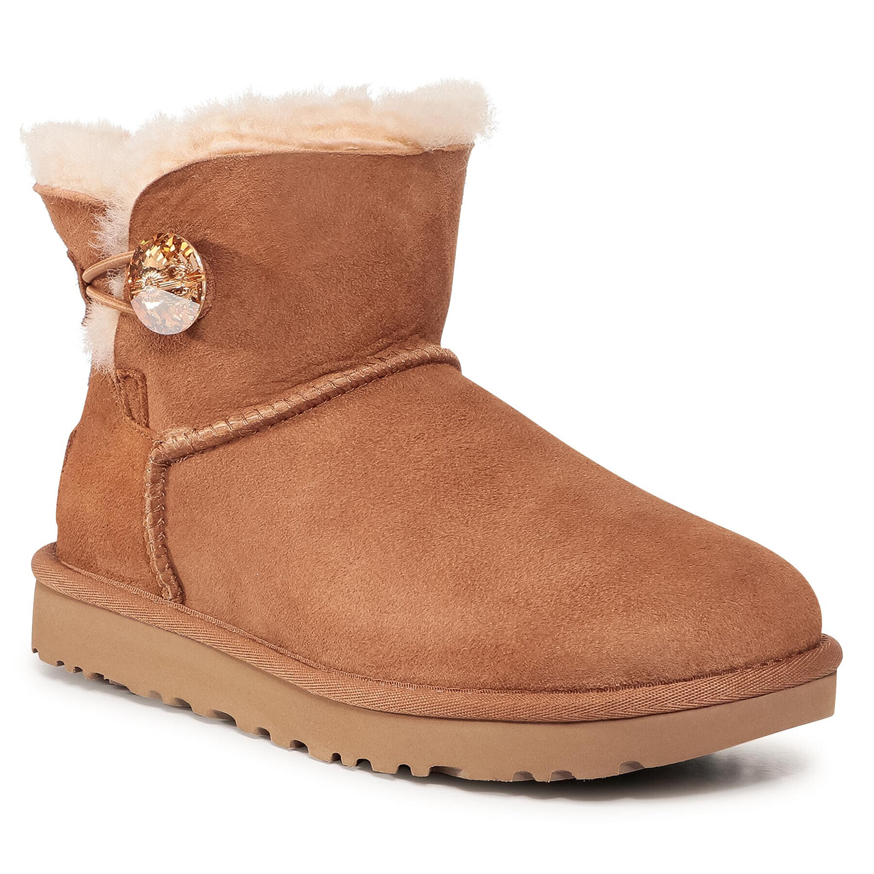 Ugg Cipő W Mini Bailey Button Bling 1016554 Barna - Pepit.hu