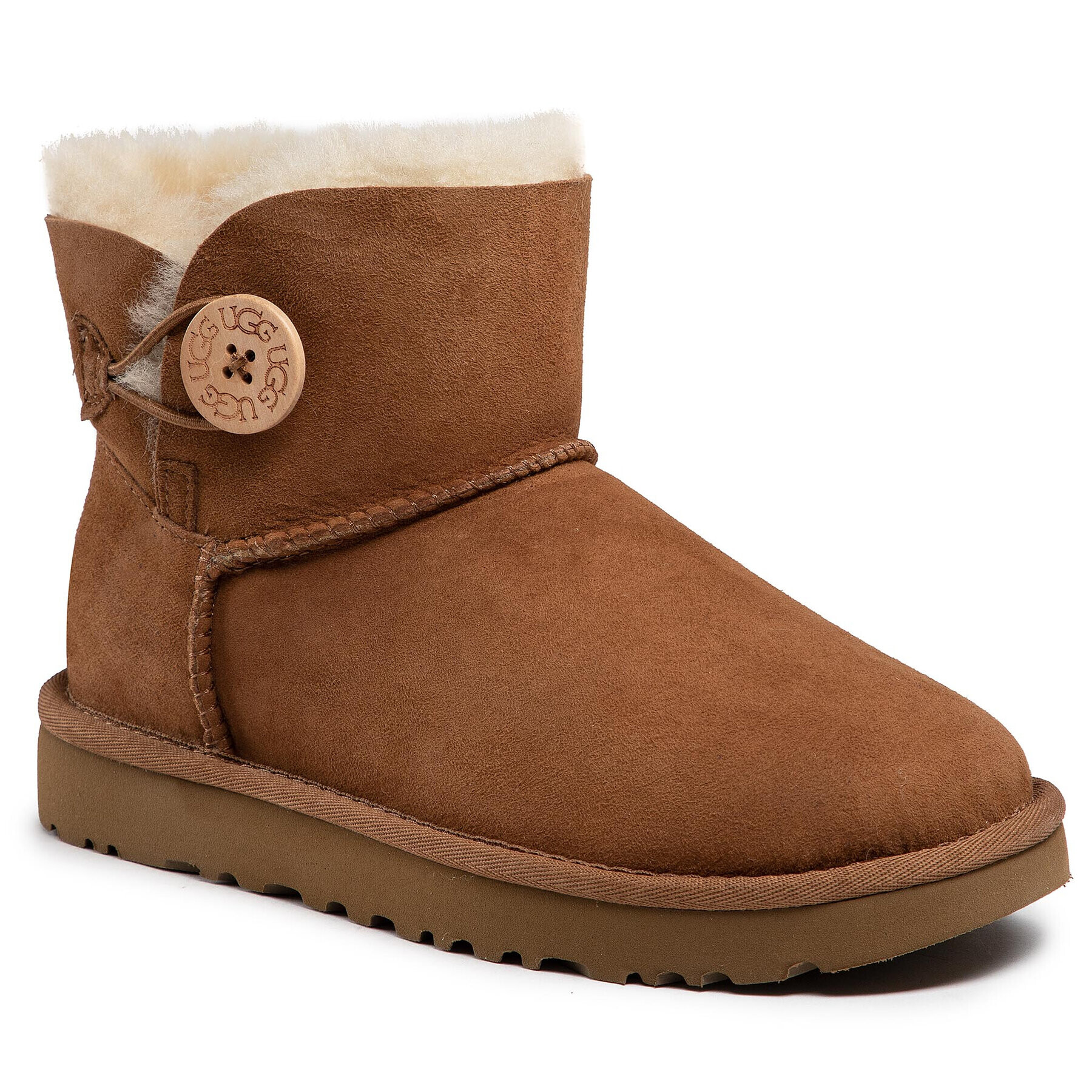 Ugg Cipő W Mini Bailey Button II 1016422 Barna - Pepit.hu