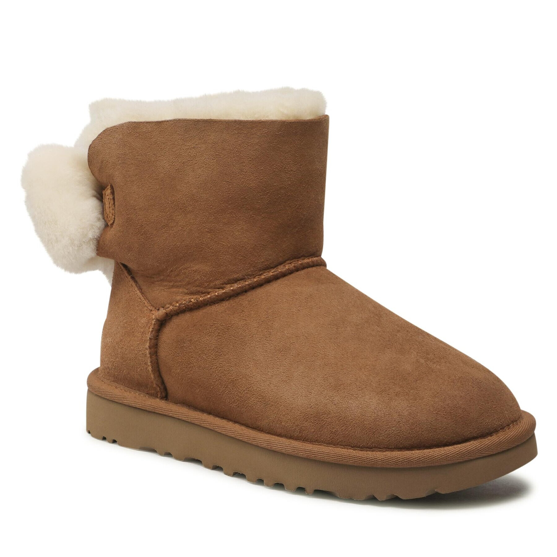 Ugg Cipő W Mini Bailey Fuzzy Bow 1132018 Barna - Pepit.hu