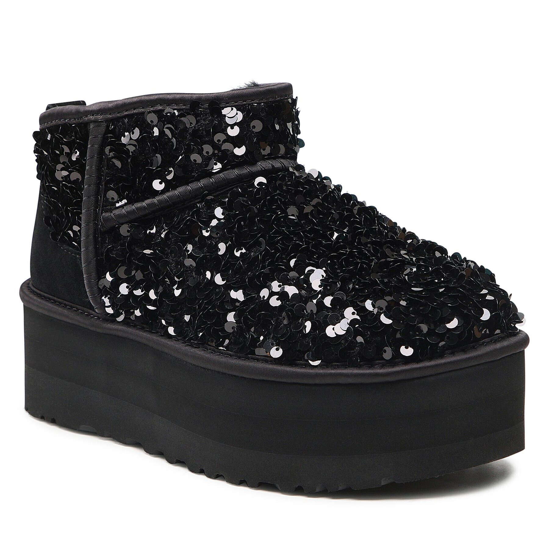 Ugg Cipő W Ultra Mini Chunky Sequin 1135060 Fekete - Pepit.hu