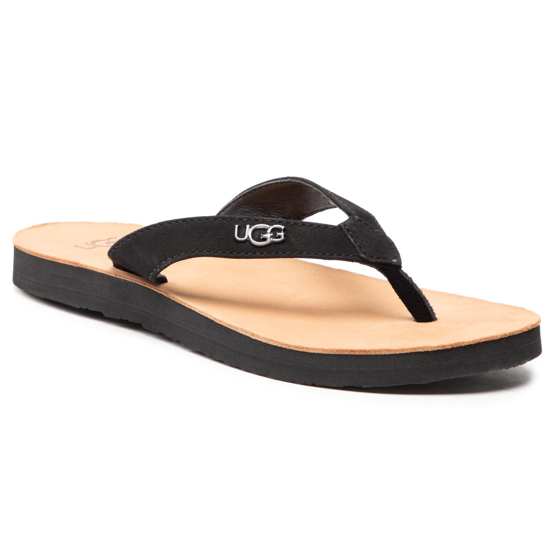 Ugg Flip-flops W Tawney Logo 1119997 Fekete - Pepit.hu