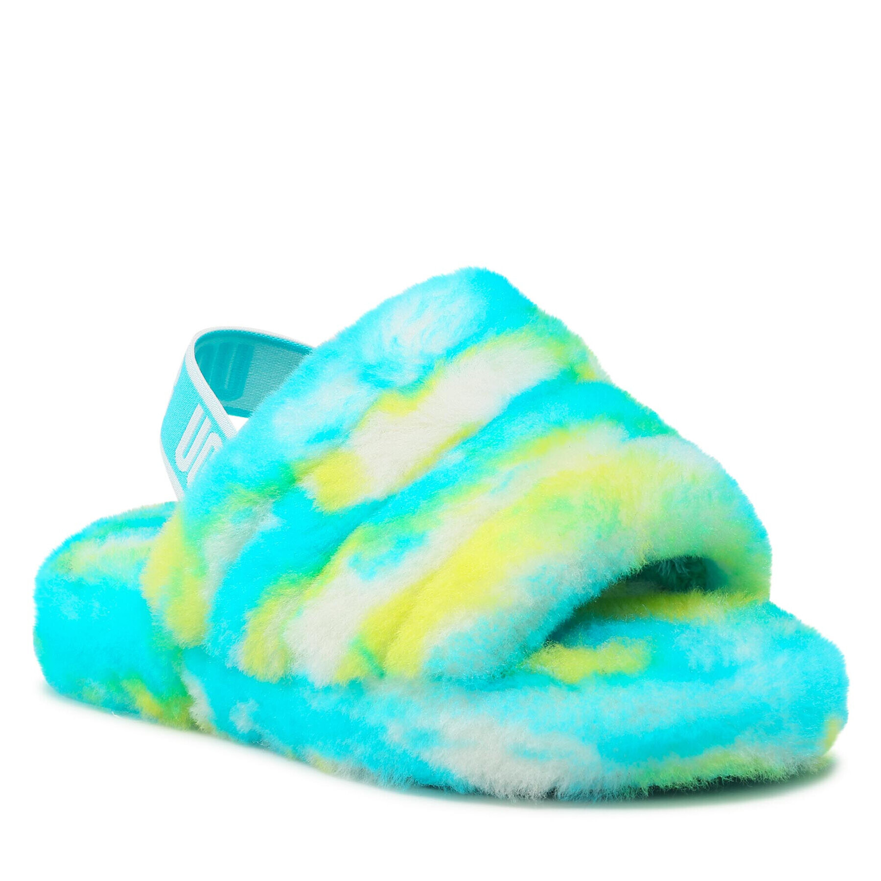 Ugg Papucs K Fluff Yeah Slide Marble 1123636K Kék - Pepit.hu