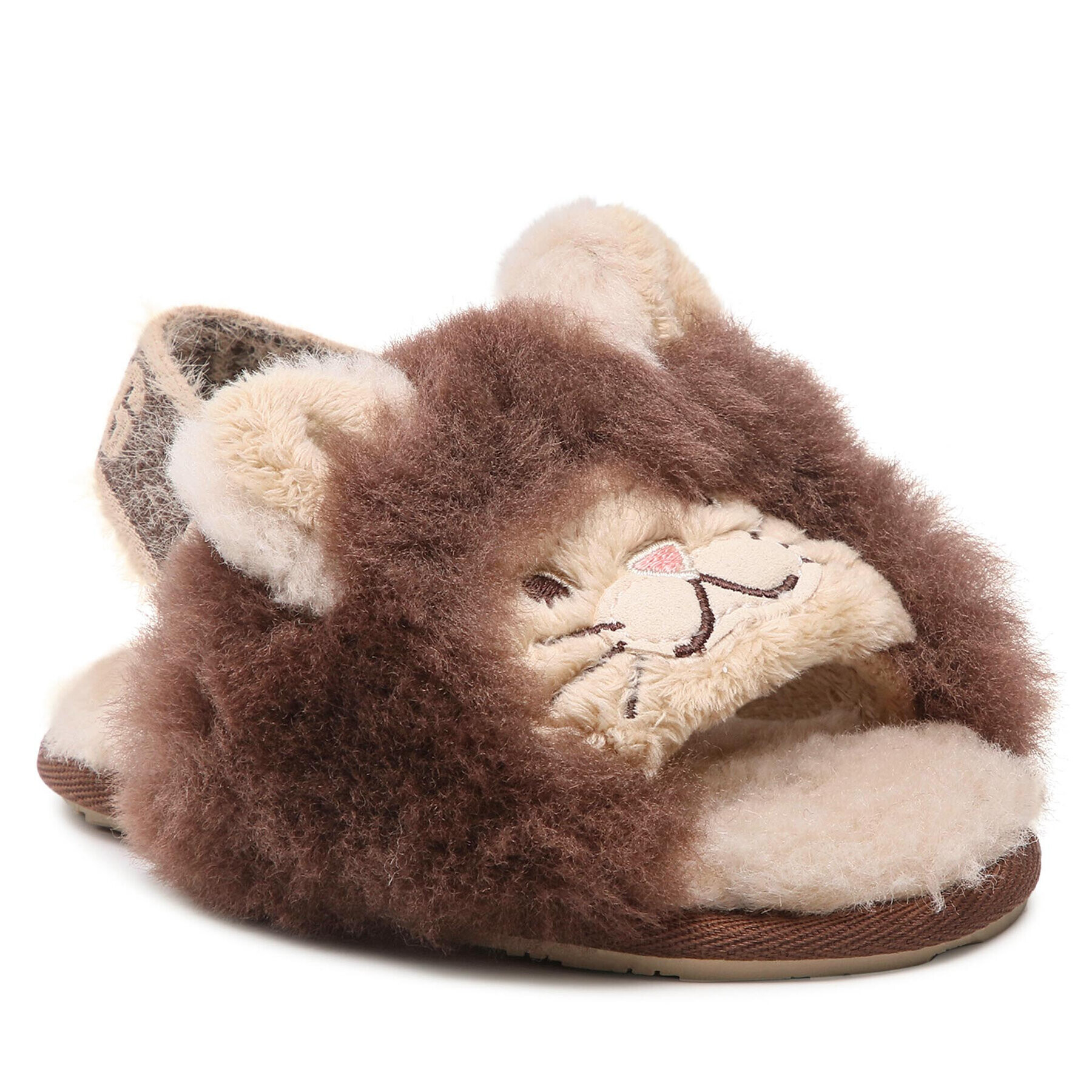 Ugg Papucs T Fluff Teah Slide Lion Stuffie 1127712T Barna - Pepit.hu