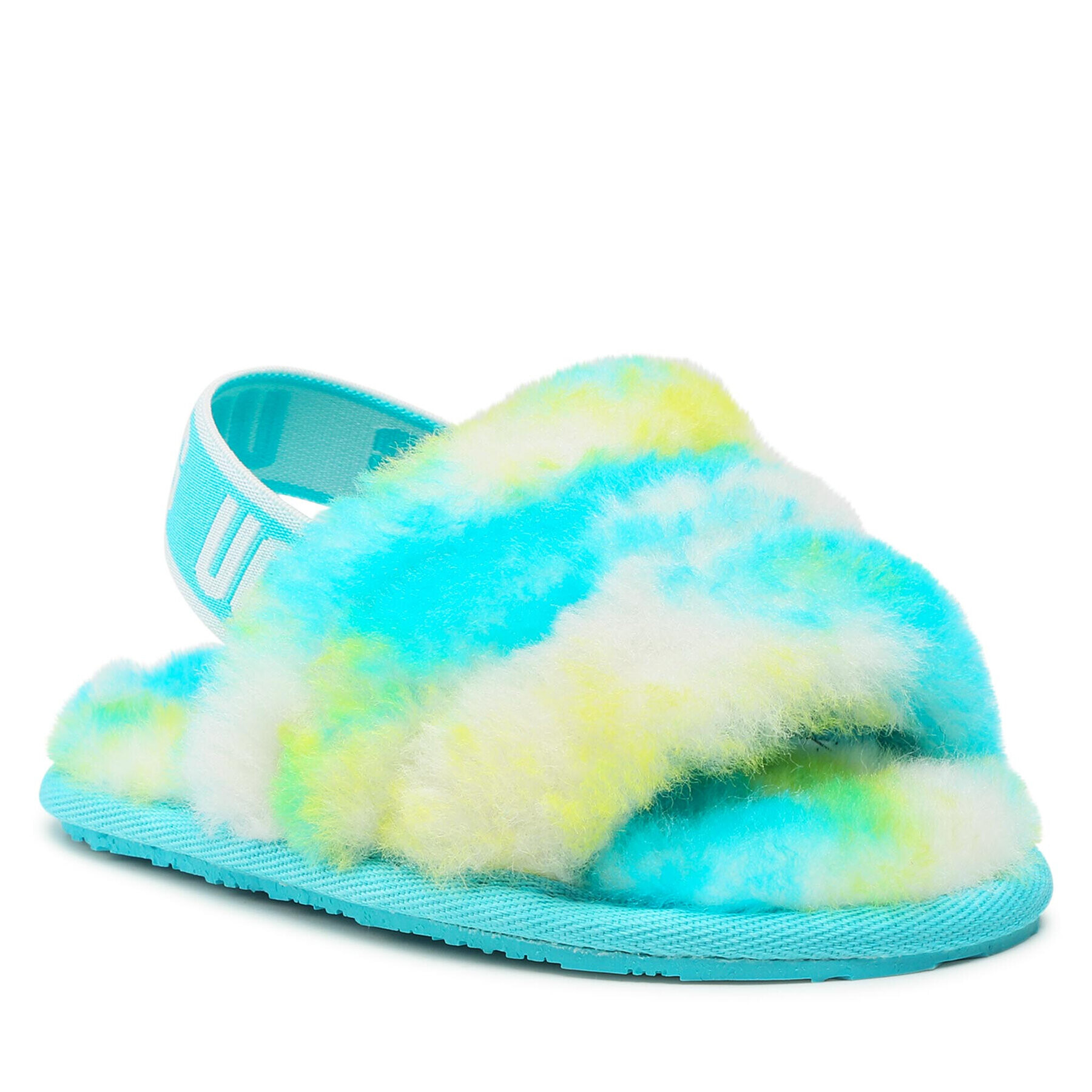 Ugg Papucs T Fluff Yeah Slide Marble 1123638T Kék - Pepit.hu