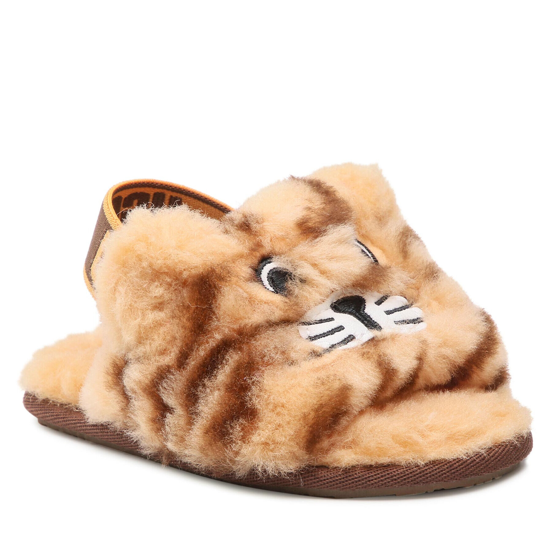 Ugg Papucs T Fluff Yeah Slide Tiger Stuffie 1124940T Barna - Pepit.hu