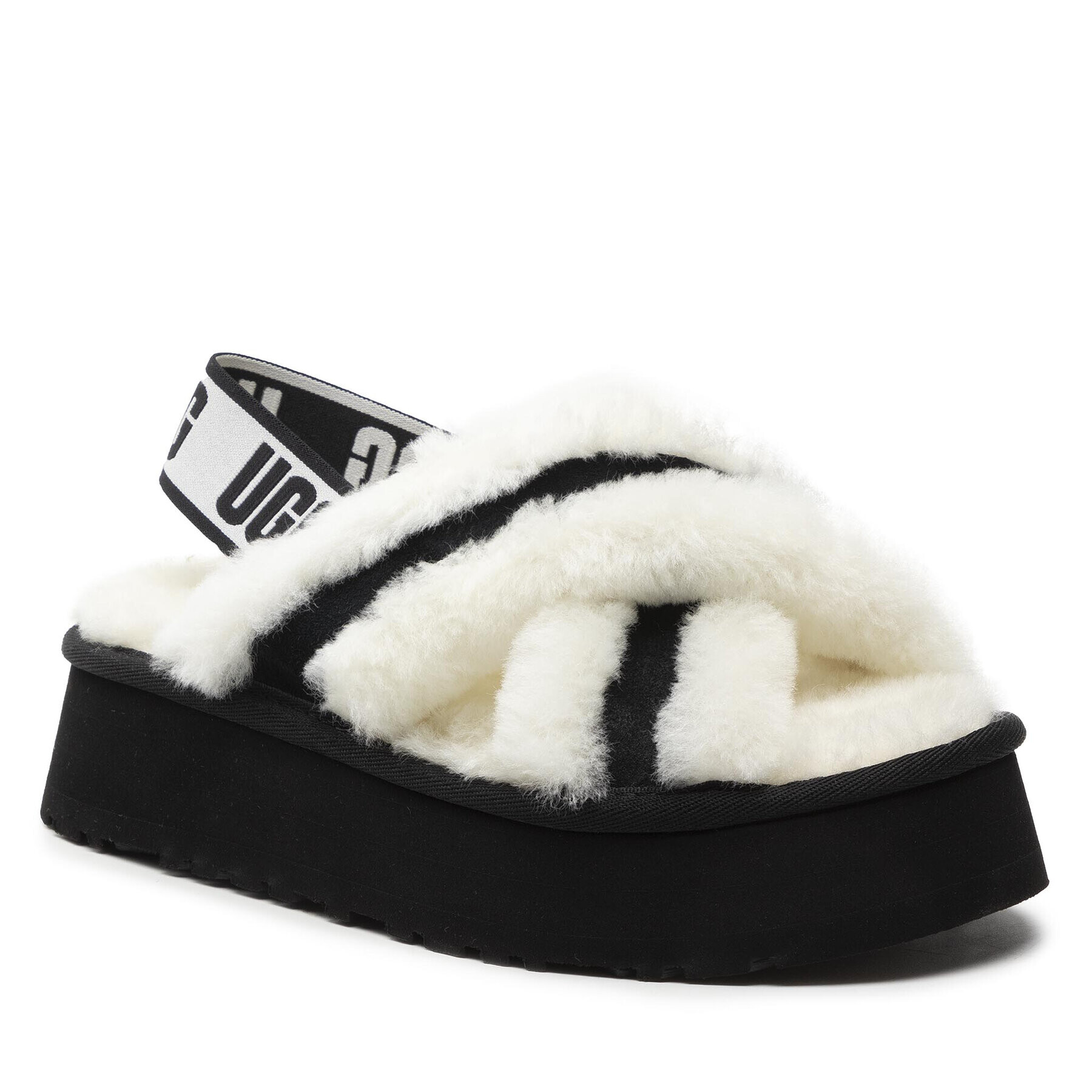 Ugg Papucs W Disco Cross Slide 1121550 Fekete - Pepit.hu