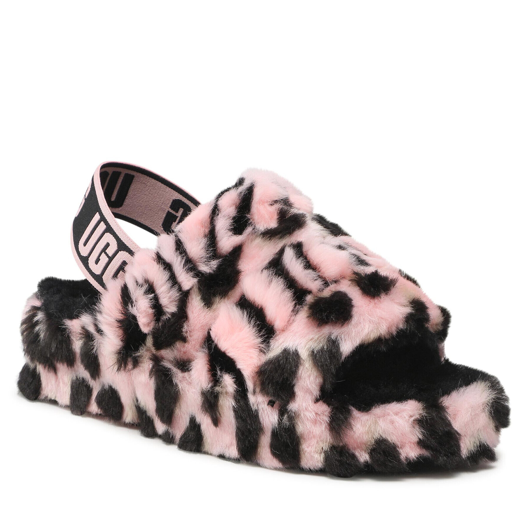 Ugg Papucs W Fluff Yeah Animal 1127073 Rózsaszín - Pepit.hu