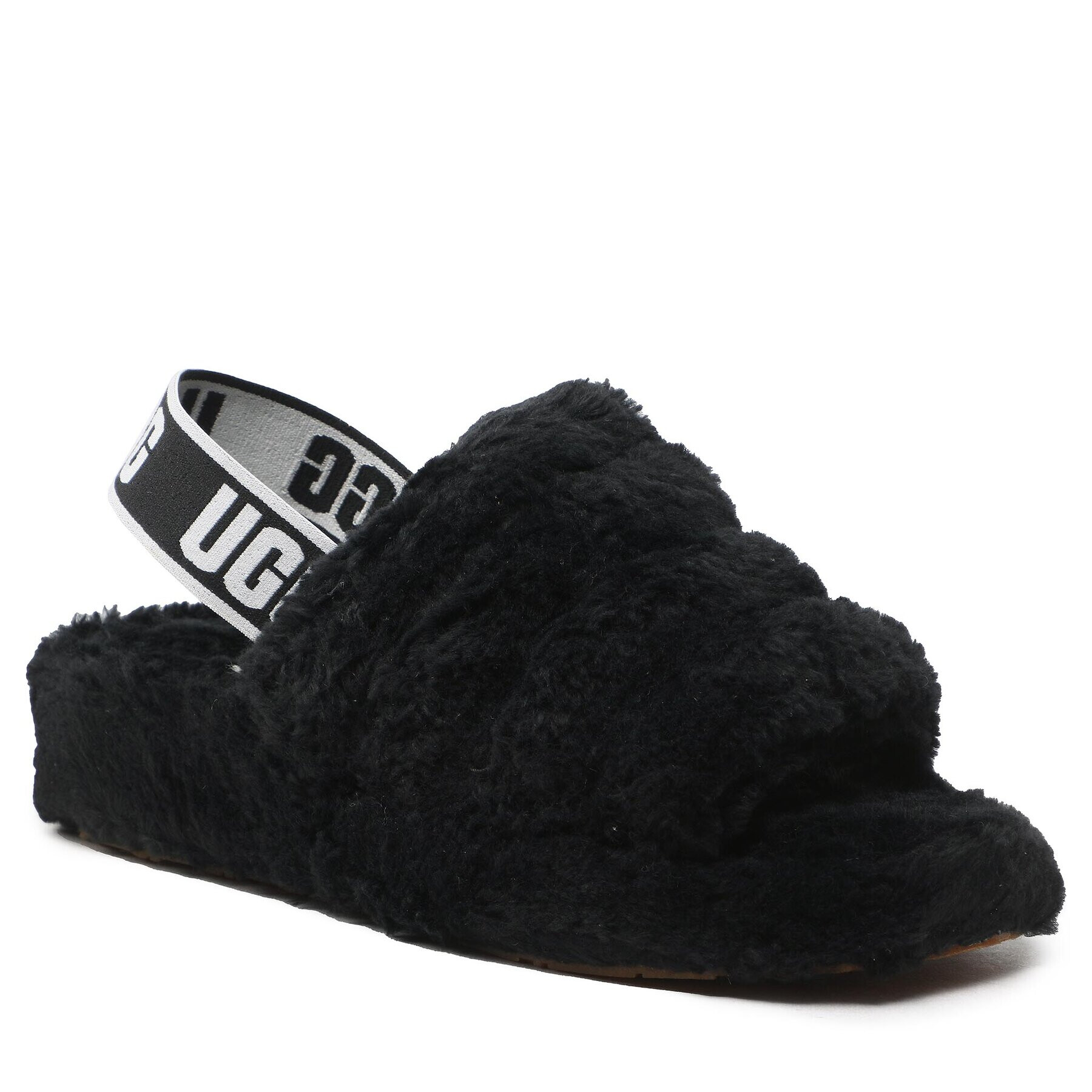 Ugg Papucs W Fluff Yeah Fuzz Sugar 1130835 Fekete - Pepit.hu