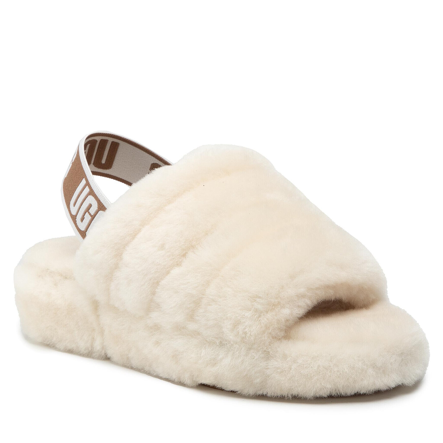 Ugg Papucs W Fluff Yeah Slide 1095119 Bézs - Pepit.hu