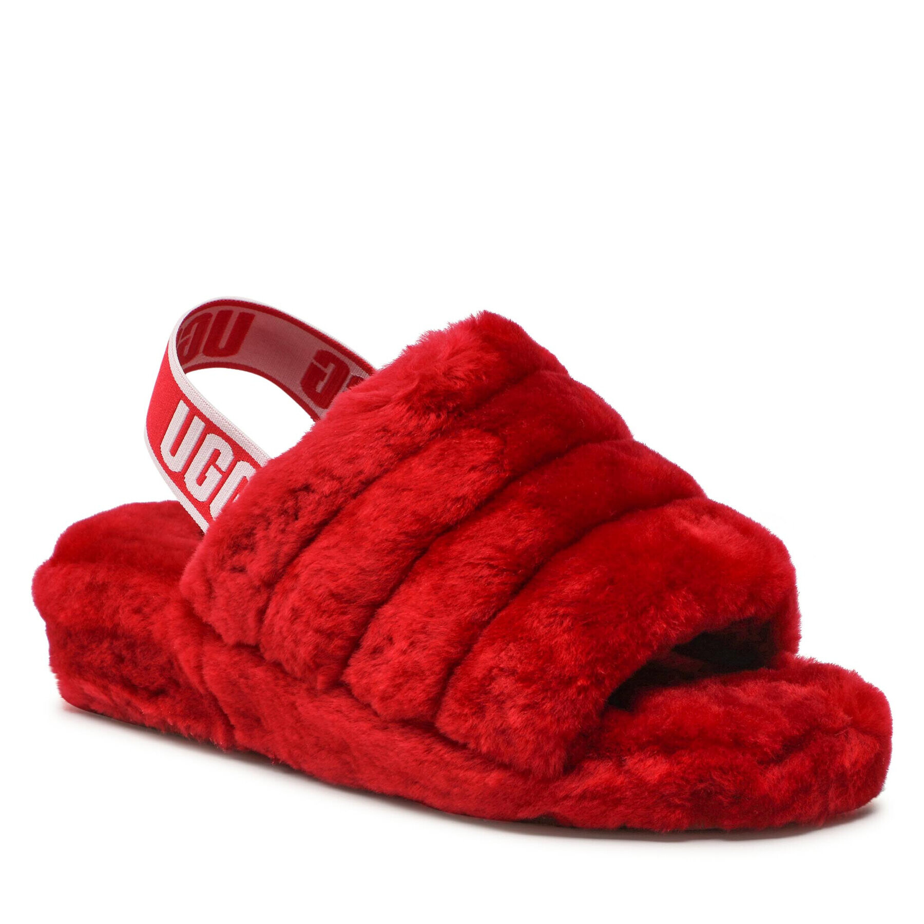 Ugg Papucs W Fluff Yeah Slide 1095119 Piros - Pepit.hu