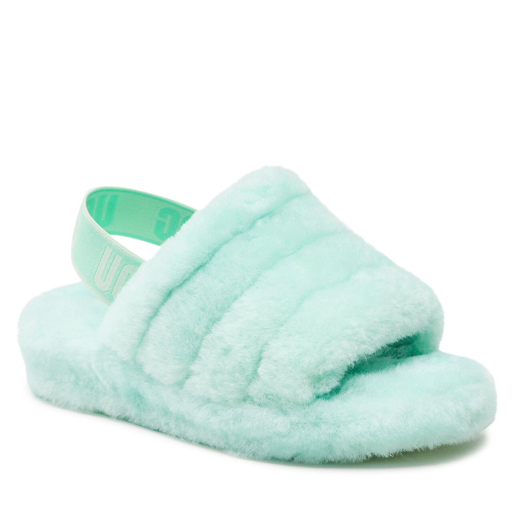 Ugg Papucs W Fluff Yeah Slide 1095119 Zöld - Pepit.hu