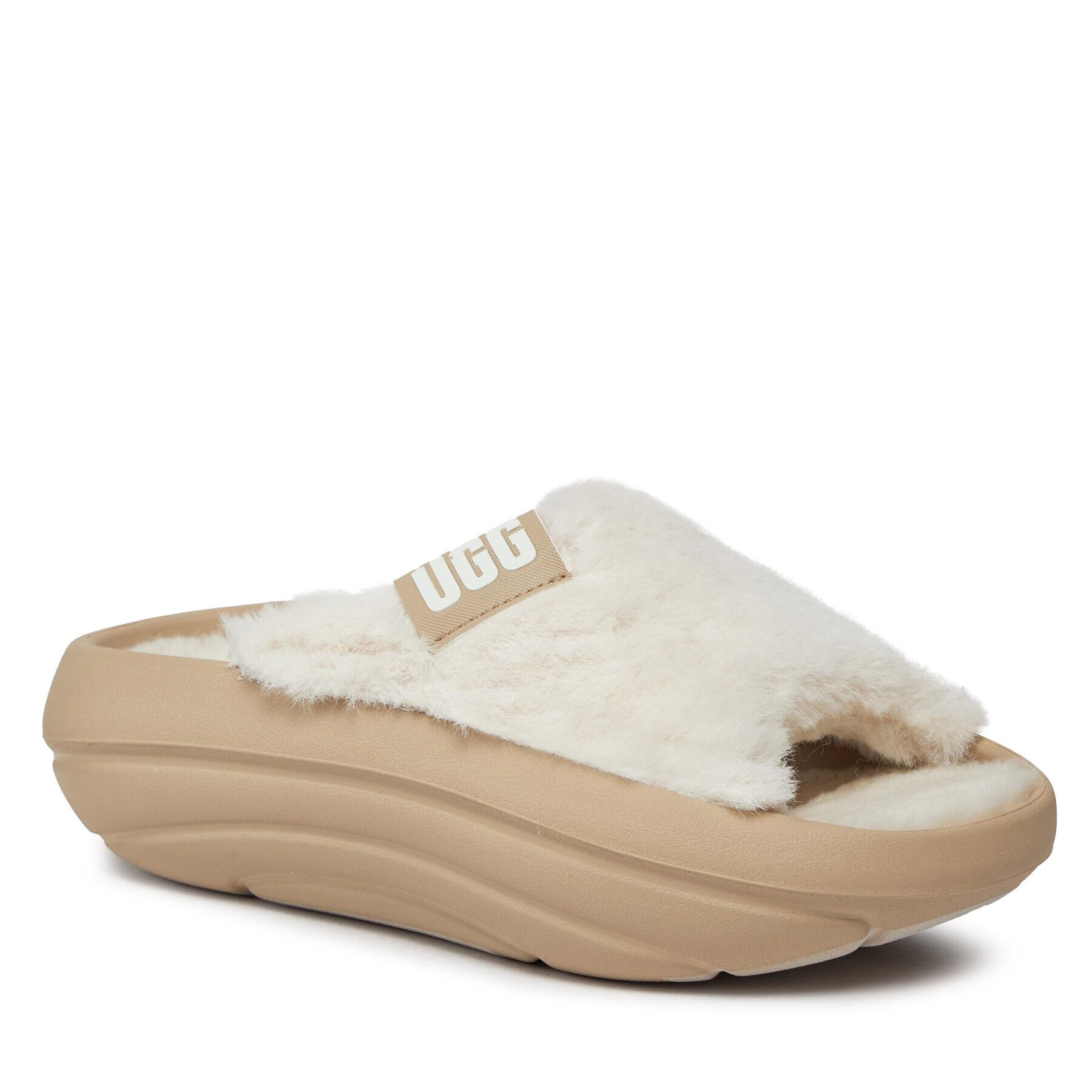 Ugg Papucs W Foamo plush Slide 1143849 Fehér - Pepit.hu