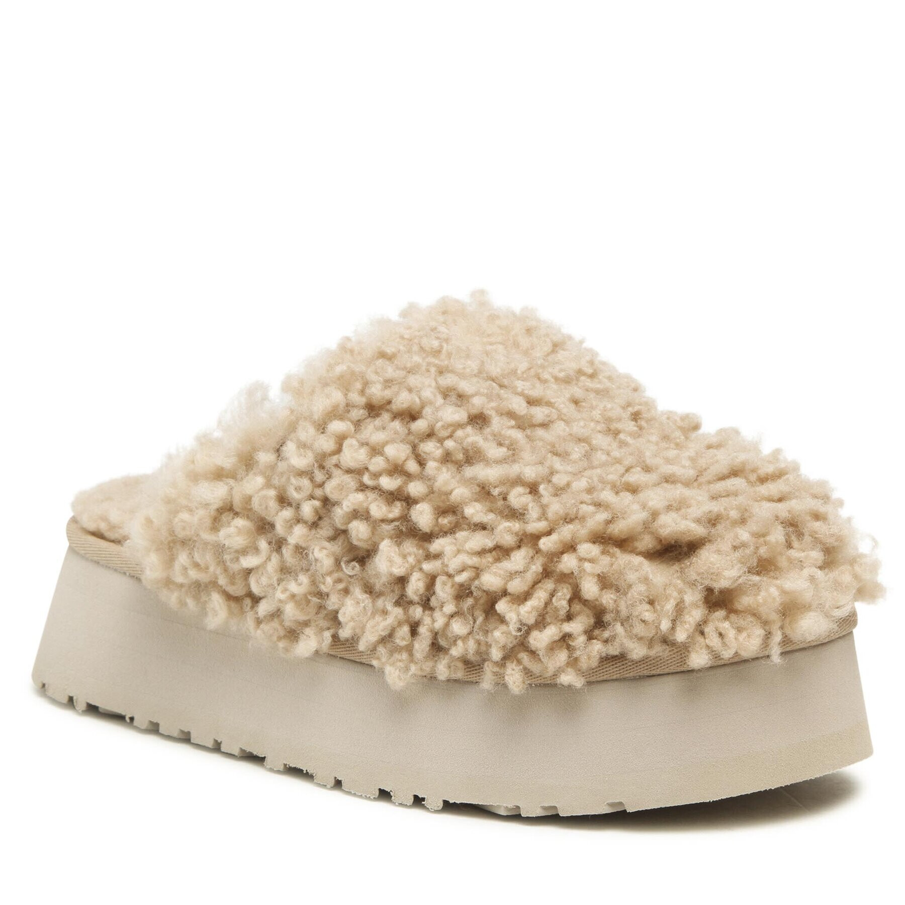 Ugg Papucs W Maxi Curly Platform 1133171 Bézs - Pepit.hu