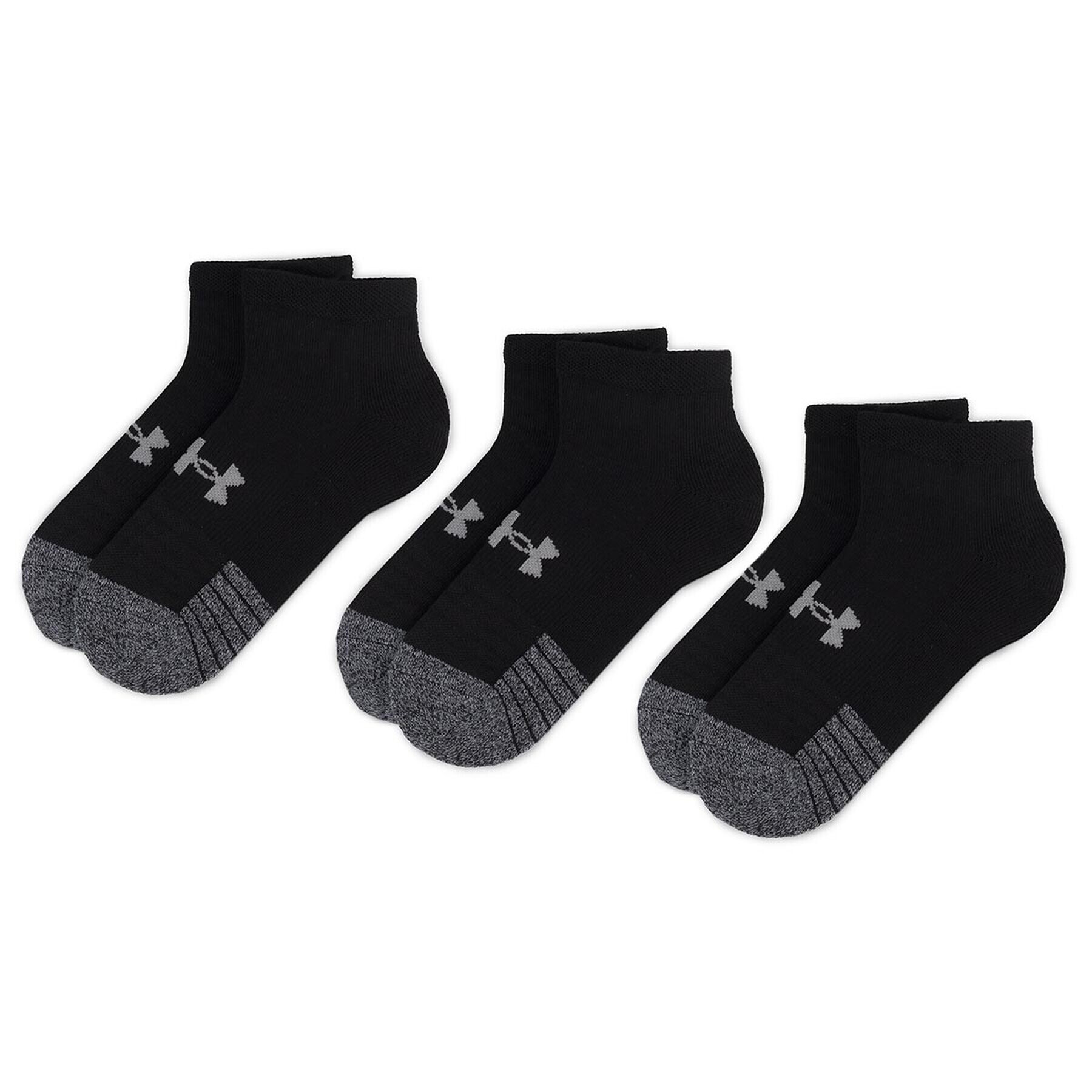 Under Armour 3 pár unisex bokazokni Heatgear Lo Cut Sock 1346753-001 Fekete - Pepit.hu