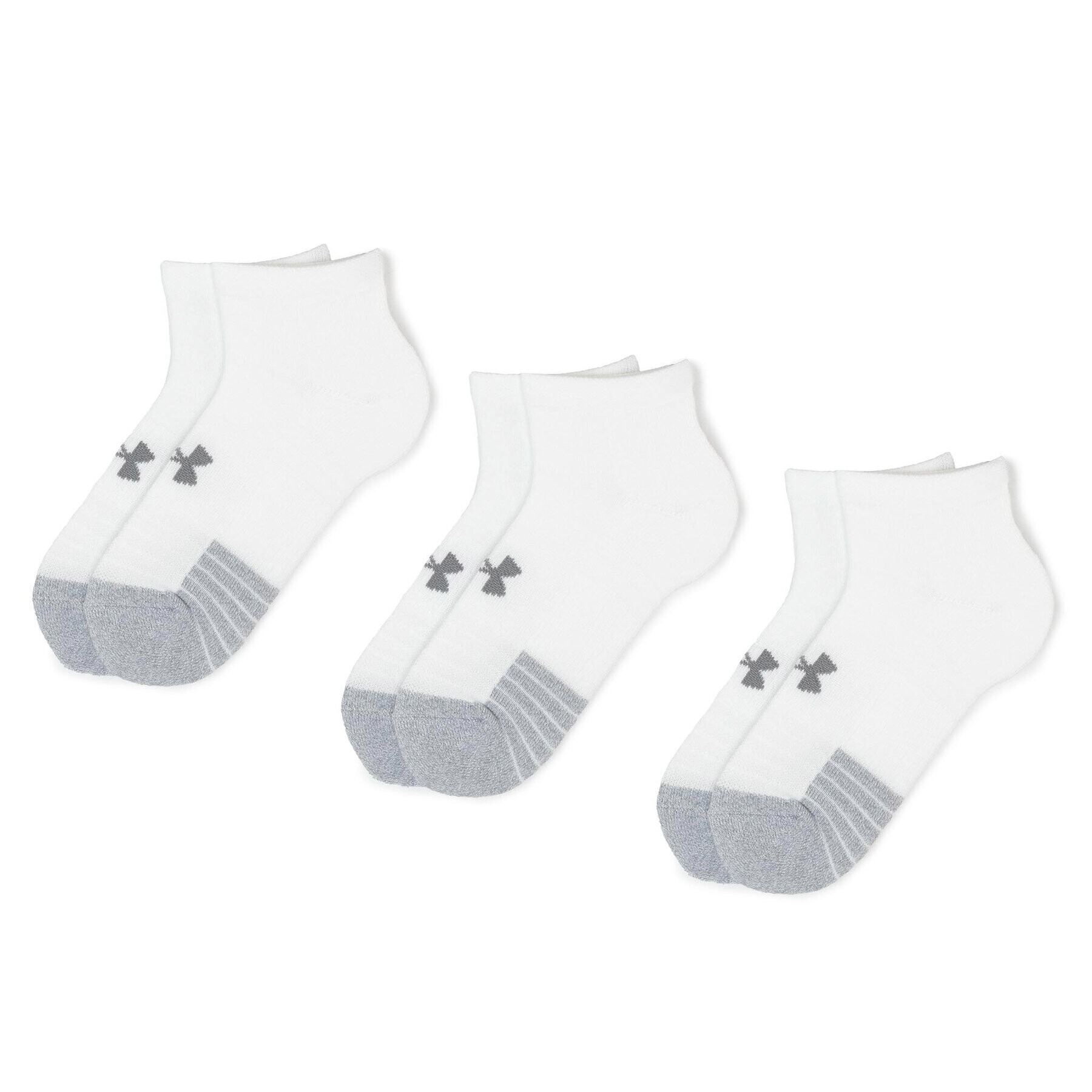 Under Armour 3 pár unisex bokazokni Heatgear Lo Cut Sock 1346753-100 Fehér - Pepit.hu