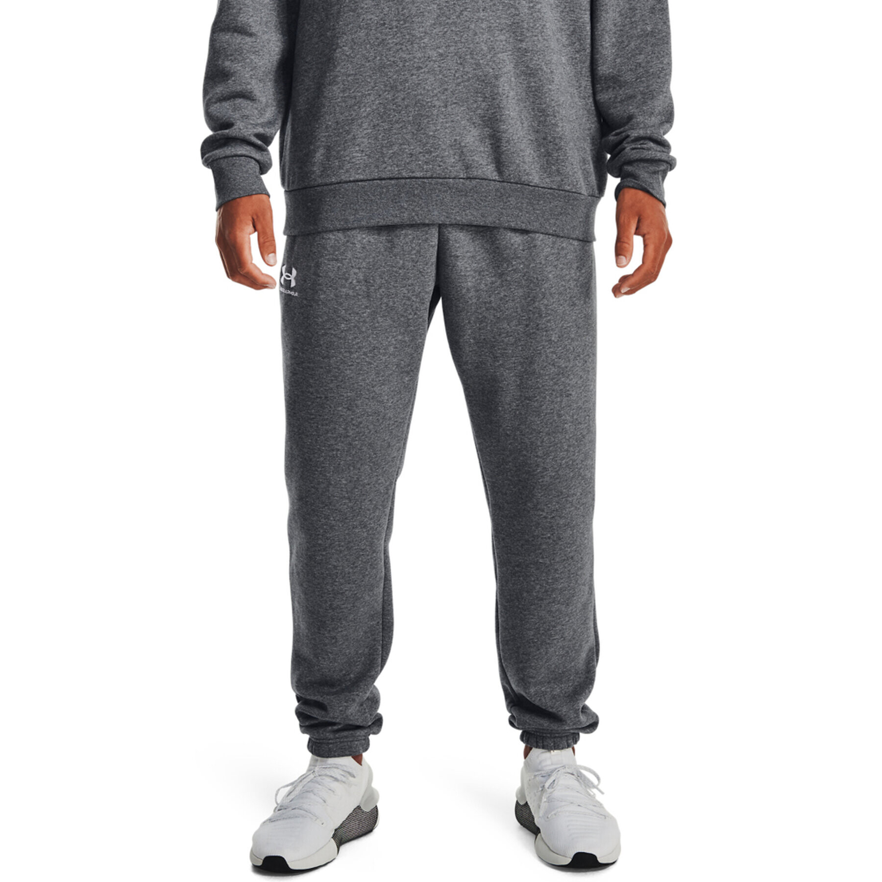 Under Armour Melegítő alsó UA Essential Fleece Jogger 1373882 Szürke Regular Fit - Pepit.hu