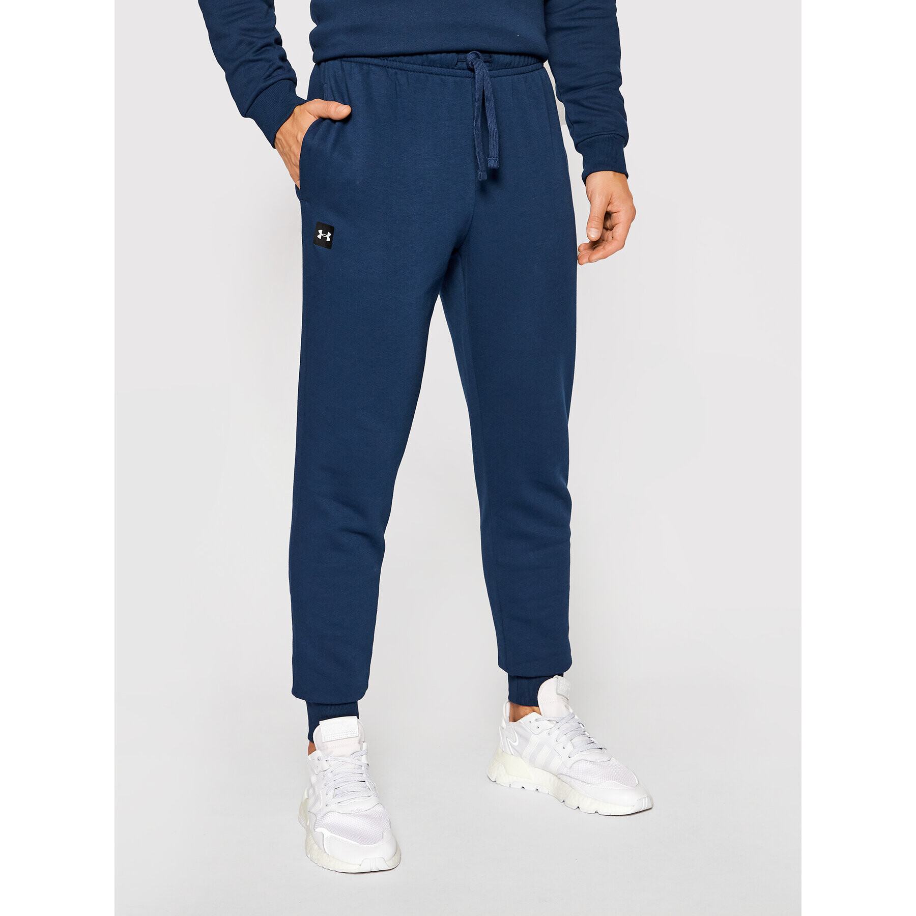 Under Armour Melegítő alsó Ua Rival Fleece 1357128 Sötétkék Loose Fit - Pepit.hu