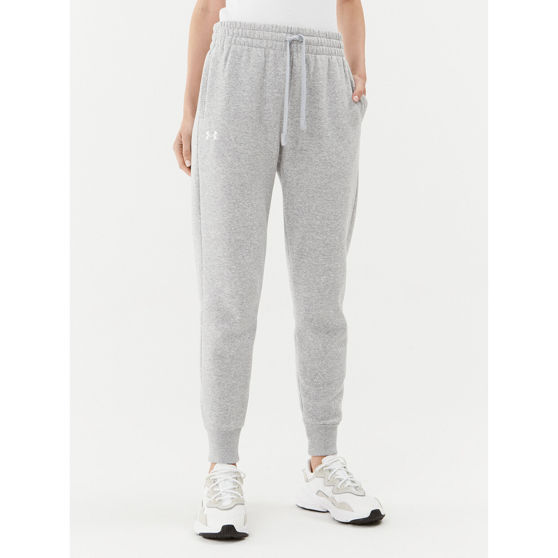 Under Armour Melegítő alsó Ua Rival Fleece Jogger 1379438 Szürke Loose Fit - Pepit.hu