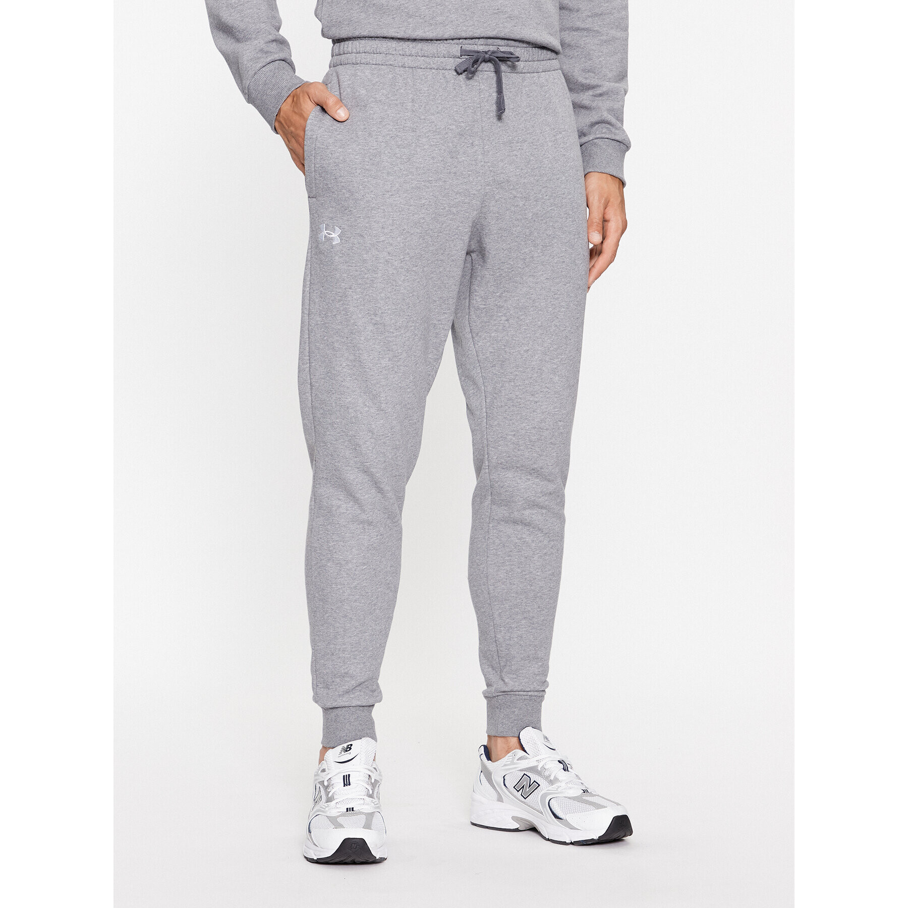 Under Armour Melegítő alsó Ua Rival Fleece Joggers 1379774 Szürke Loose Fit - Pepit.hu