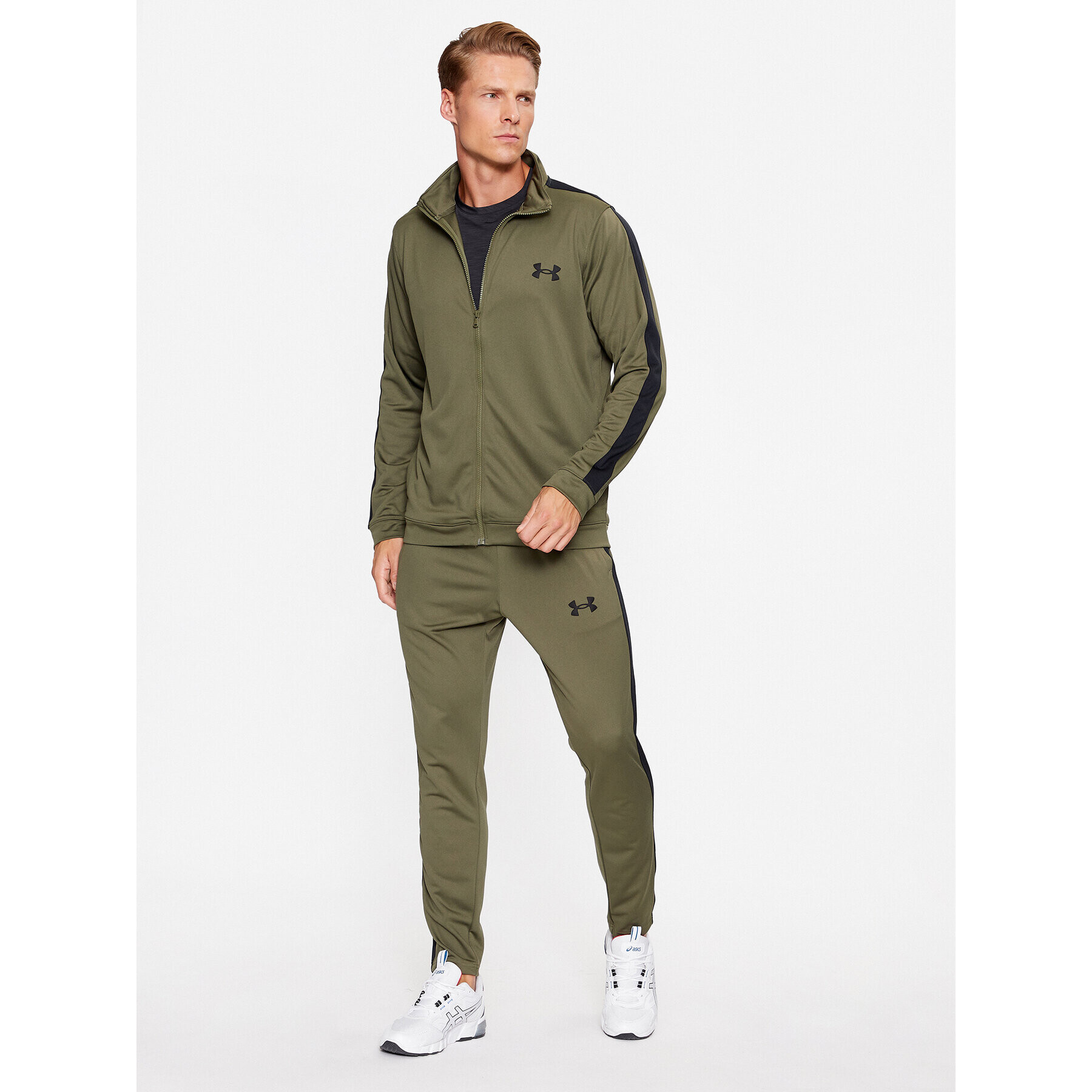 Under Armour Melegítő Ua Knit Track Suit 1357139 Khaki Fitted Fit - Pepit.hu