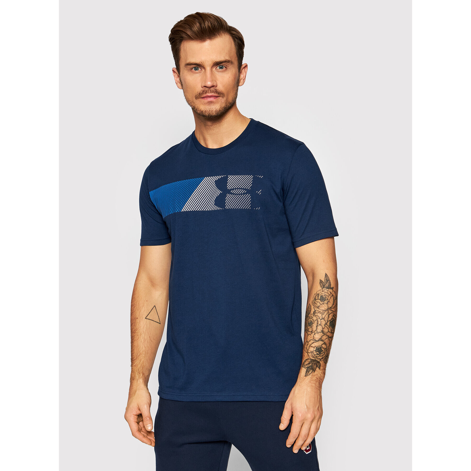 Under Armour Póló Ua Fast Left Chest 1329584 Sötétkék Loose Fit - Pepit.hu