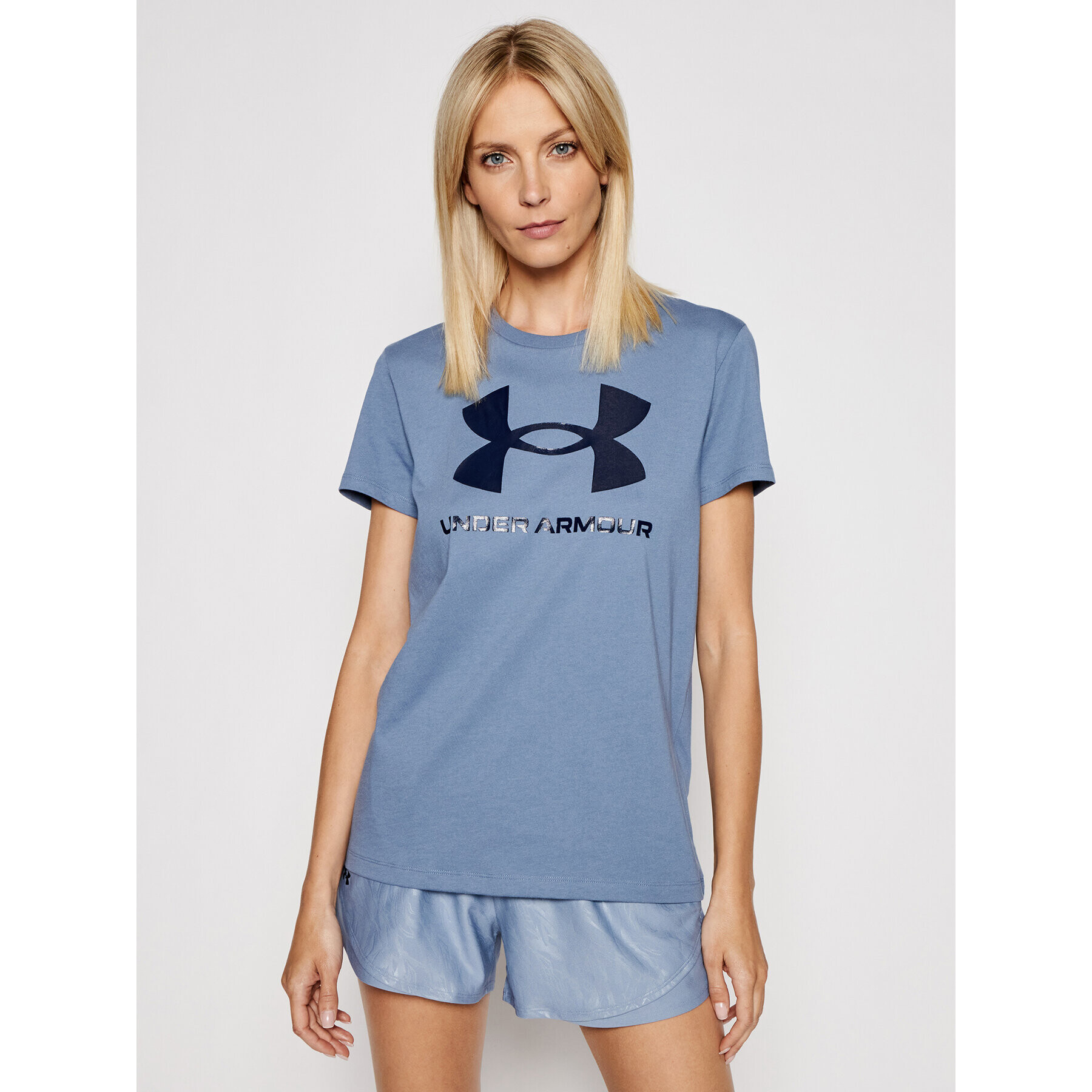 Under Armour Póló UA Sportstyle Graphic 1356305 Kék Loose Fit - Pepit.hu