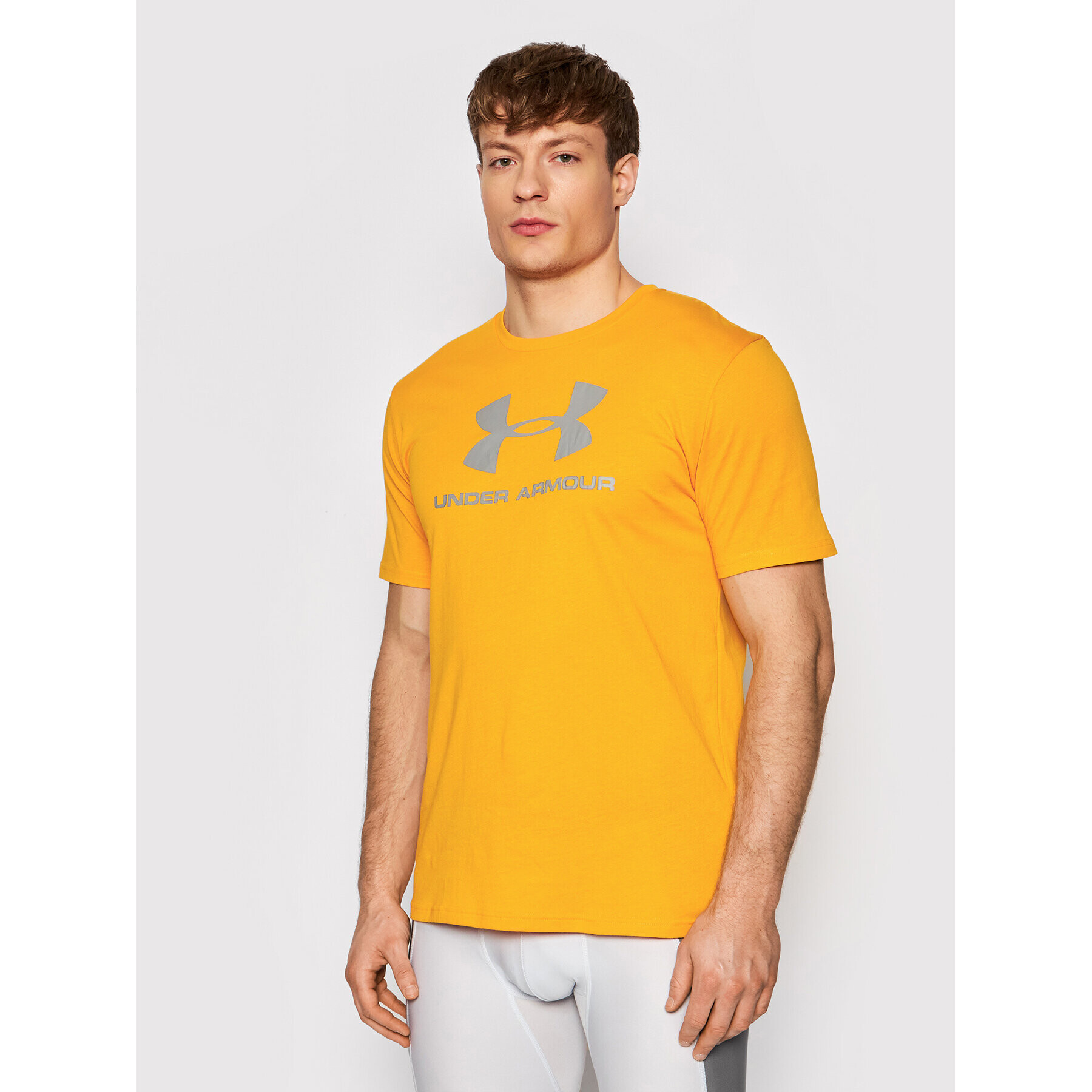 Under Armour Póló Ua Sportstyle Logo 1329590 Sárga Loose Fit - Pepit.hu