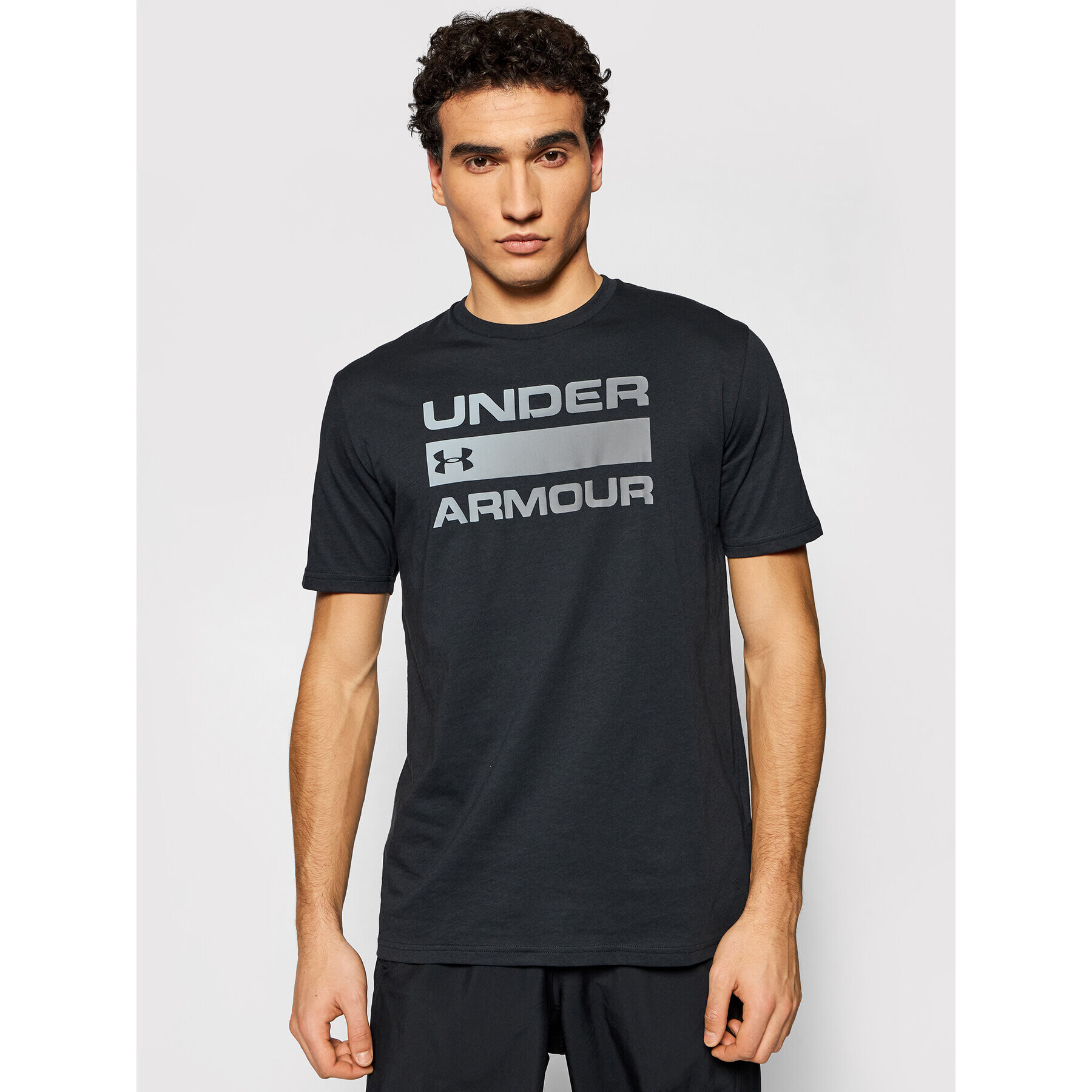 Under Armour Póló Ua Team Issue Wordmark 1329582 Fekete Loose Fit - Pepit.hu