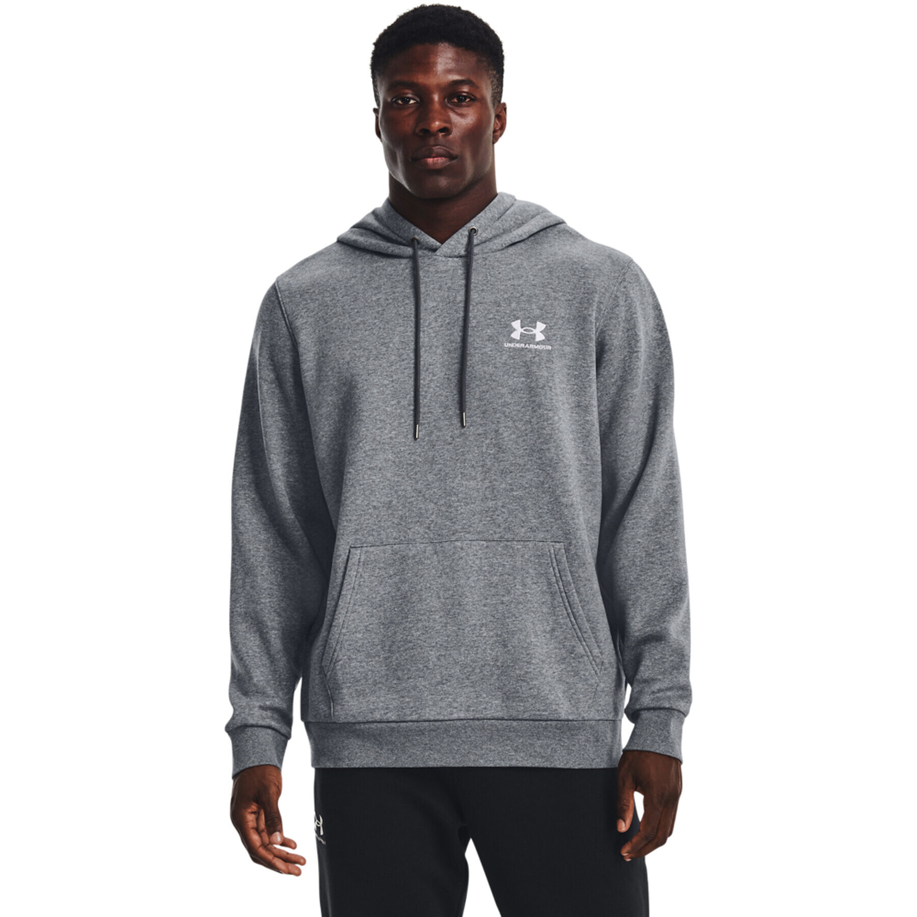 Under Armour Pulóver UA Essential Fleece Hoodie 1373880 Szürke Regular Fit - Pepit.hu