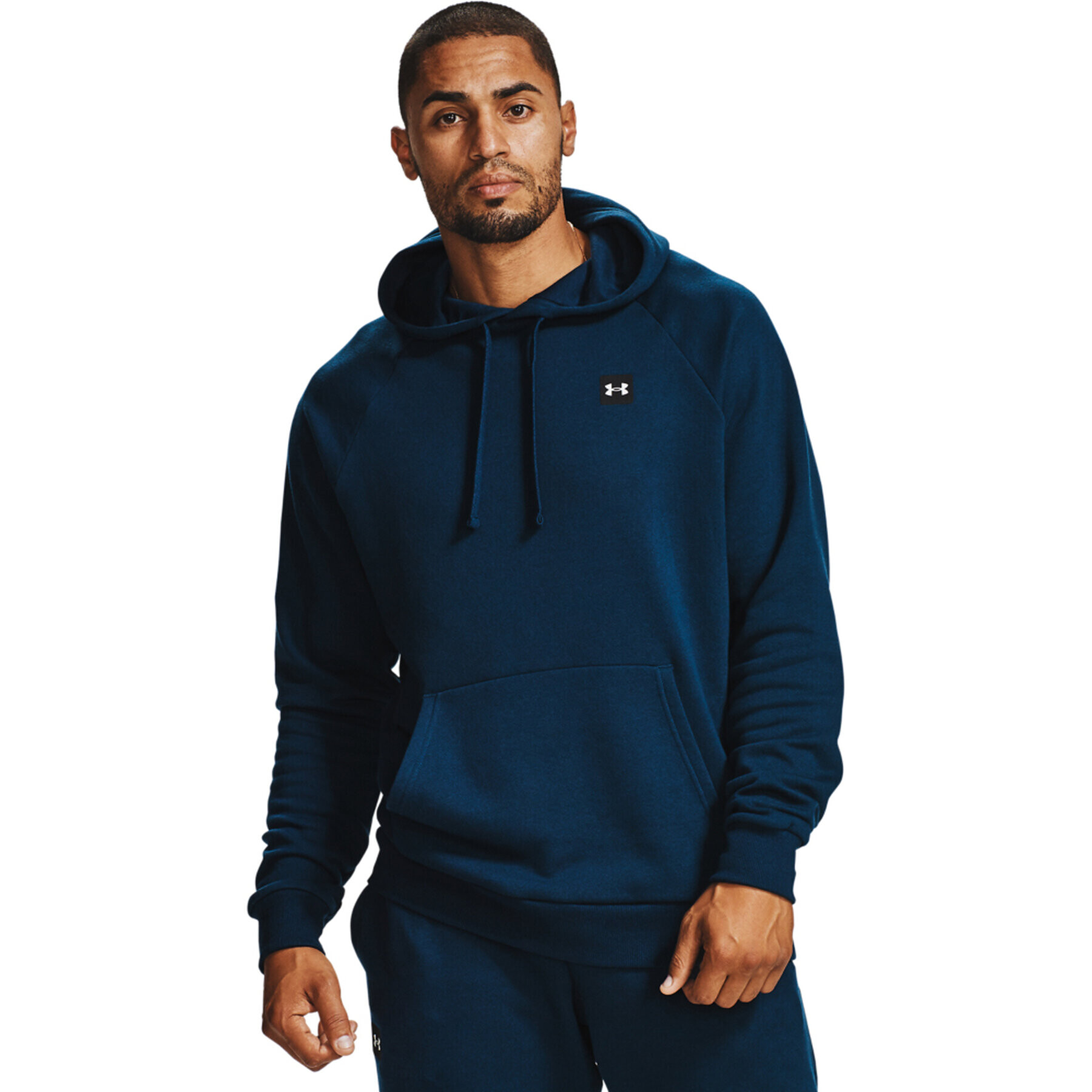 Under Armour Pulóver Ua Rival 1357092 Sötétkék Loose Fit - Pepit.hu