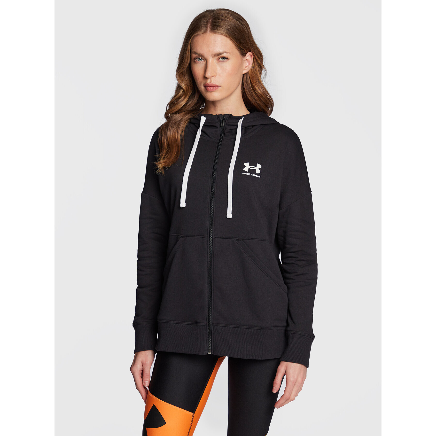 Under Armour Pulóver Ua Rival Fleece 1356400 Fekete Regular Fit - Pepit.hu