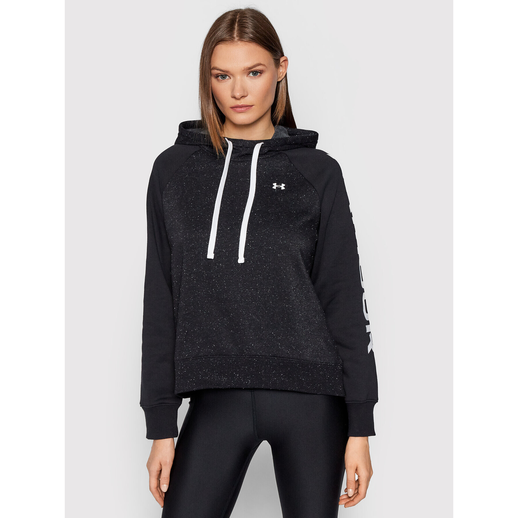 Under Armour Pulóver Ua Rival Fleece Colorblock 1365861 Fekete Loose Fit - Pepit.hu