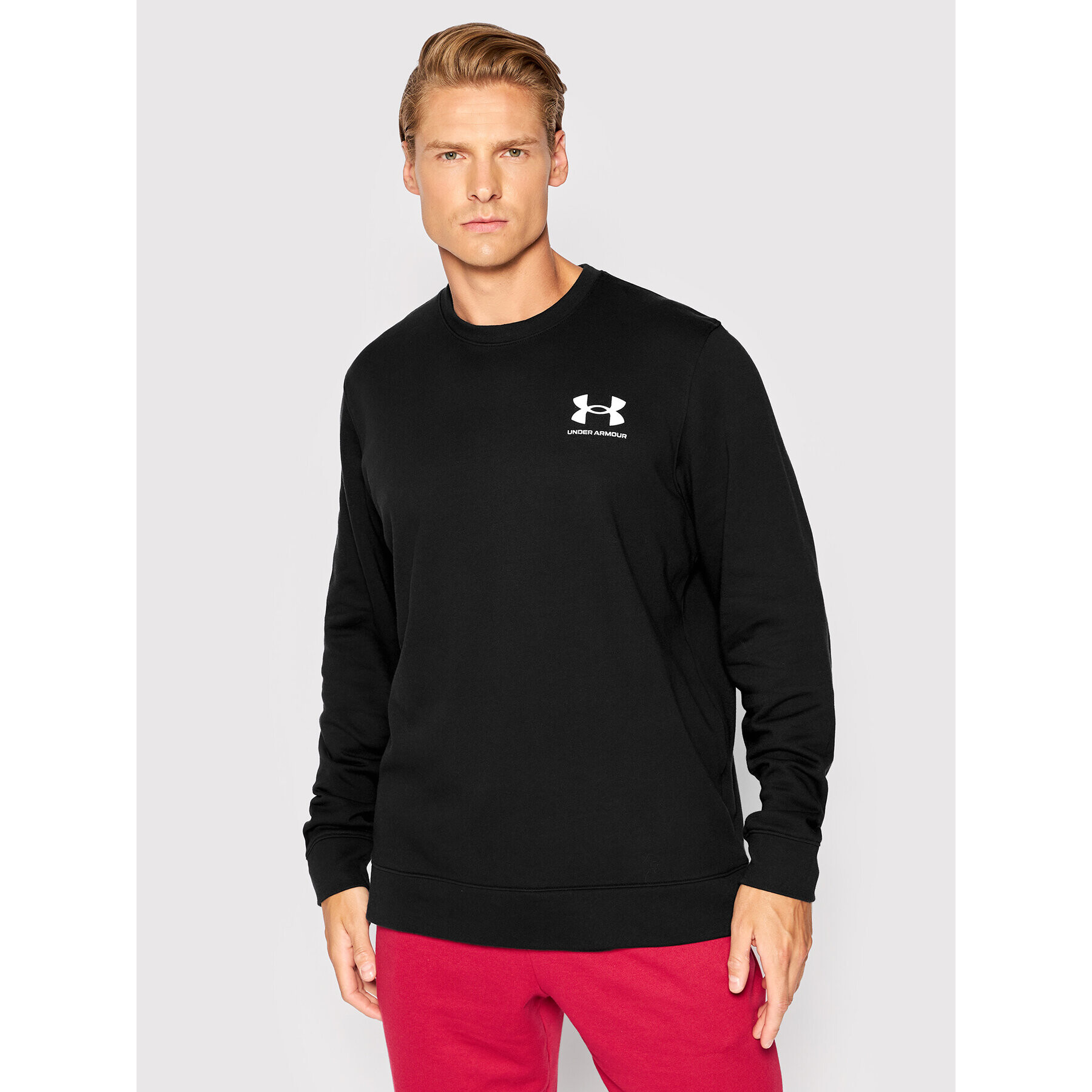 Under Armour Pulóver Ua Rival Terry 1370404 Fekete Relaxed Fit - Pepit.hu