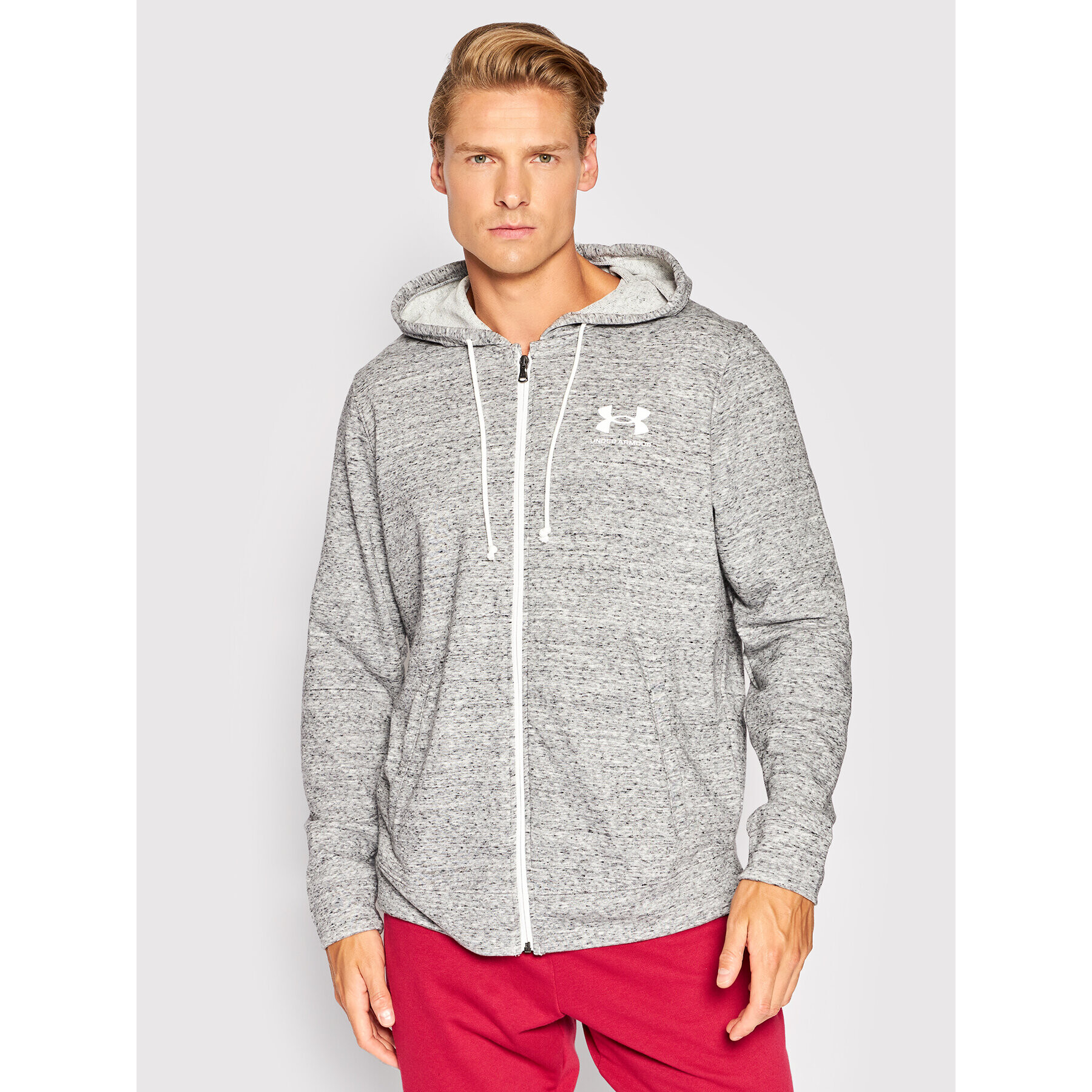 Under Armour Pulóver Ua Rival Terry 1370409 Szürke Loose Fit - Pepit.hu