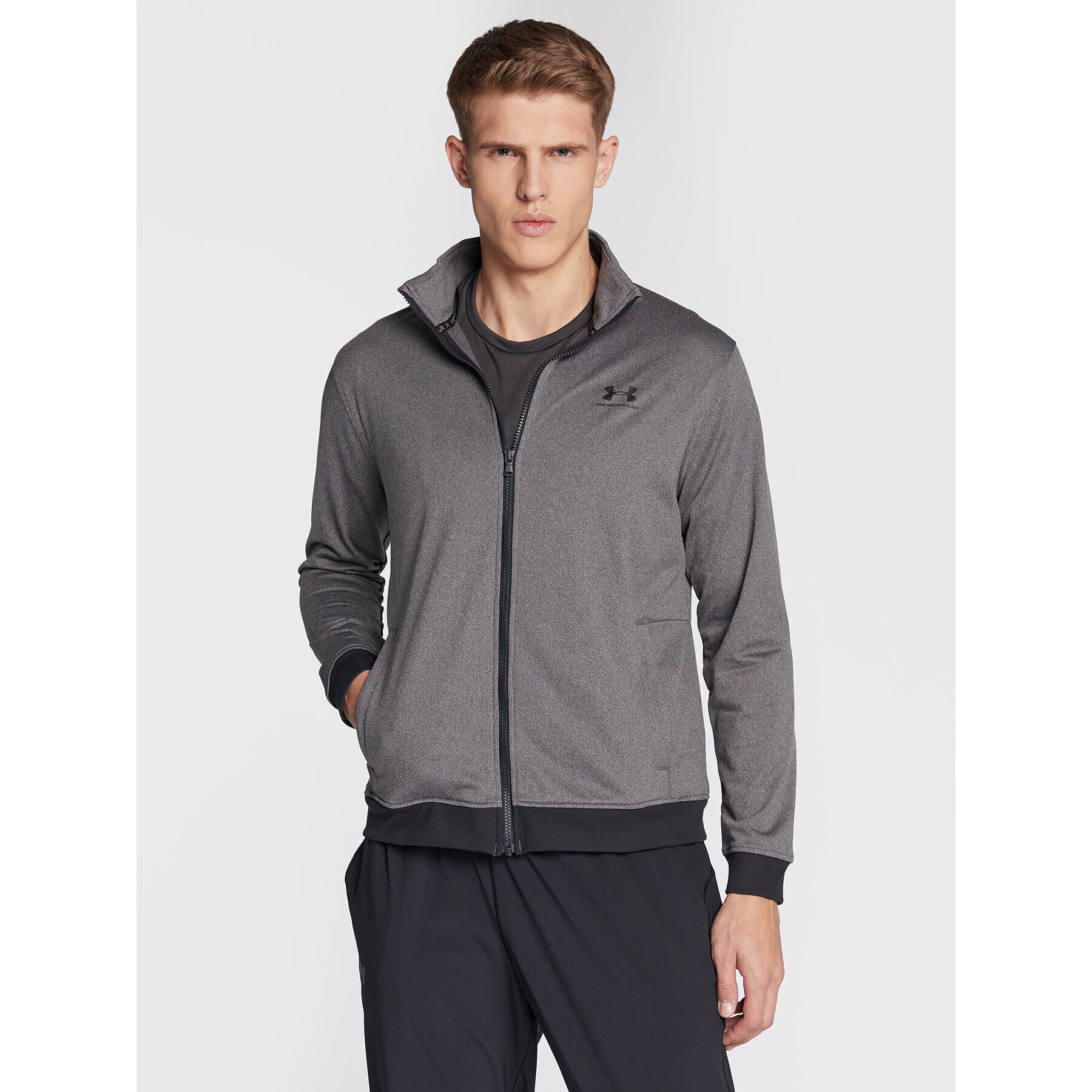 Under Armour Pulóver Ua Sportstyle Tricot 1329293 Szürke Loose Fit - Pepit.hu