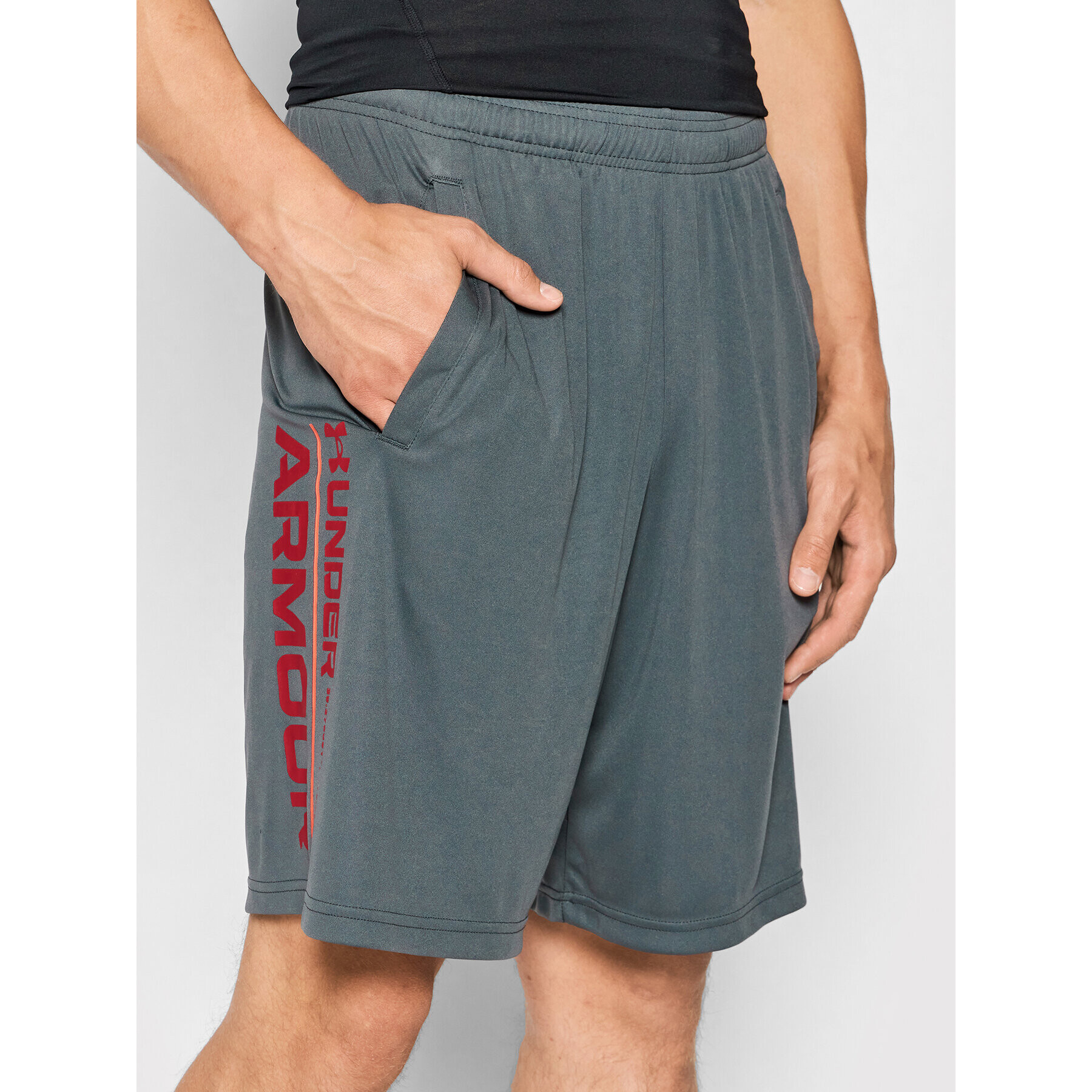 Under Armour Sport rövidnadrág Tech™ Wordmark 1370400 Szürke Loose Fit - Pepit.hu