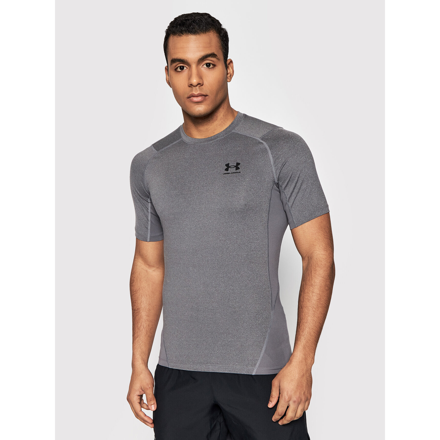 Under Armour Technikai póló HeatGear® 1361518 Szürke Slim Fit - Pepit.hu