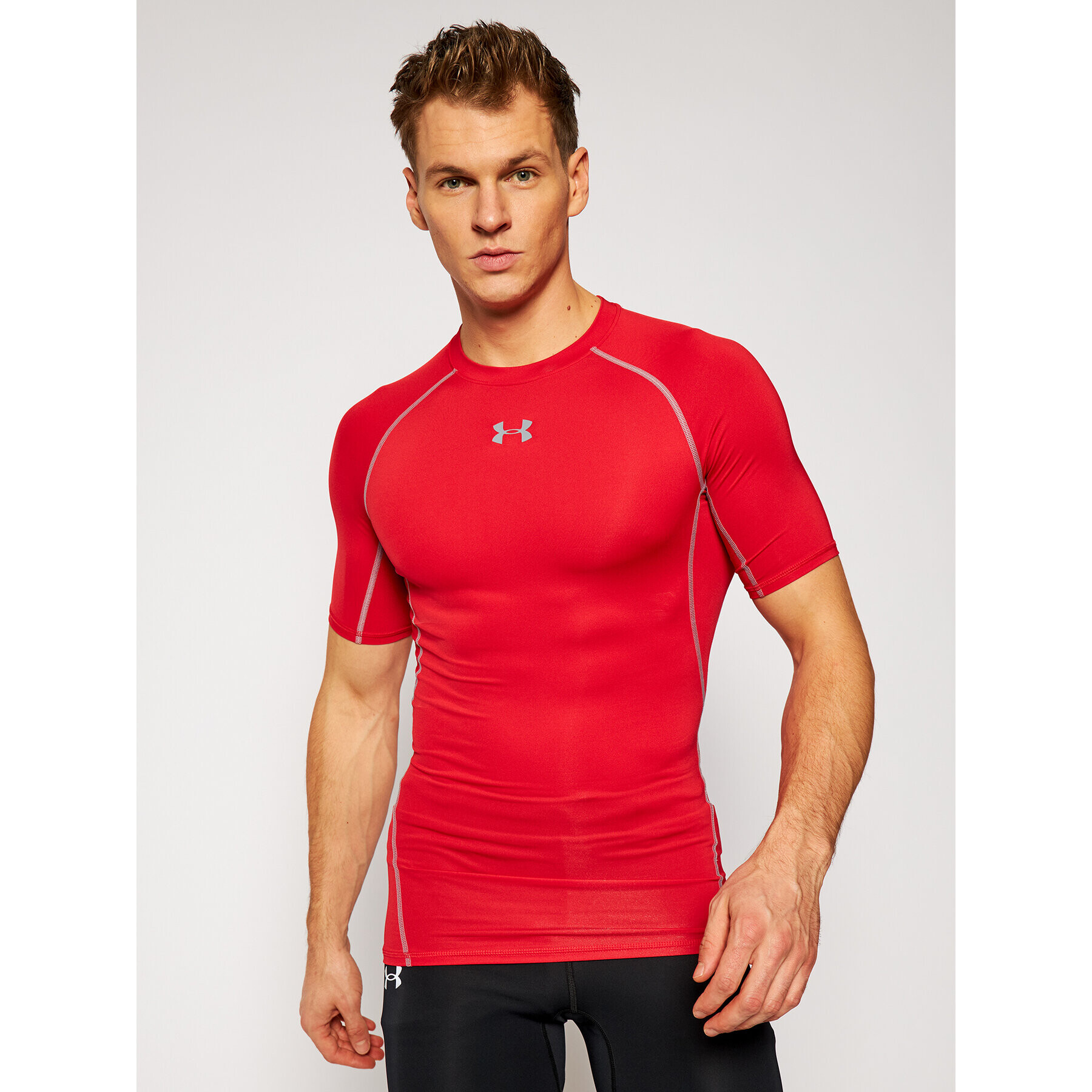 Under Armour Technikai póló Sleeve Compression 1257468 Piros Slim Fit - Pepit.hu