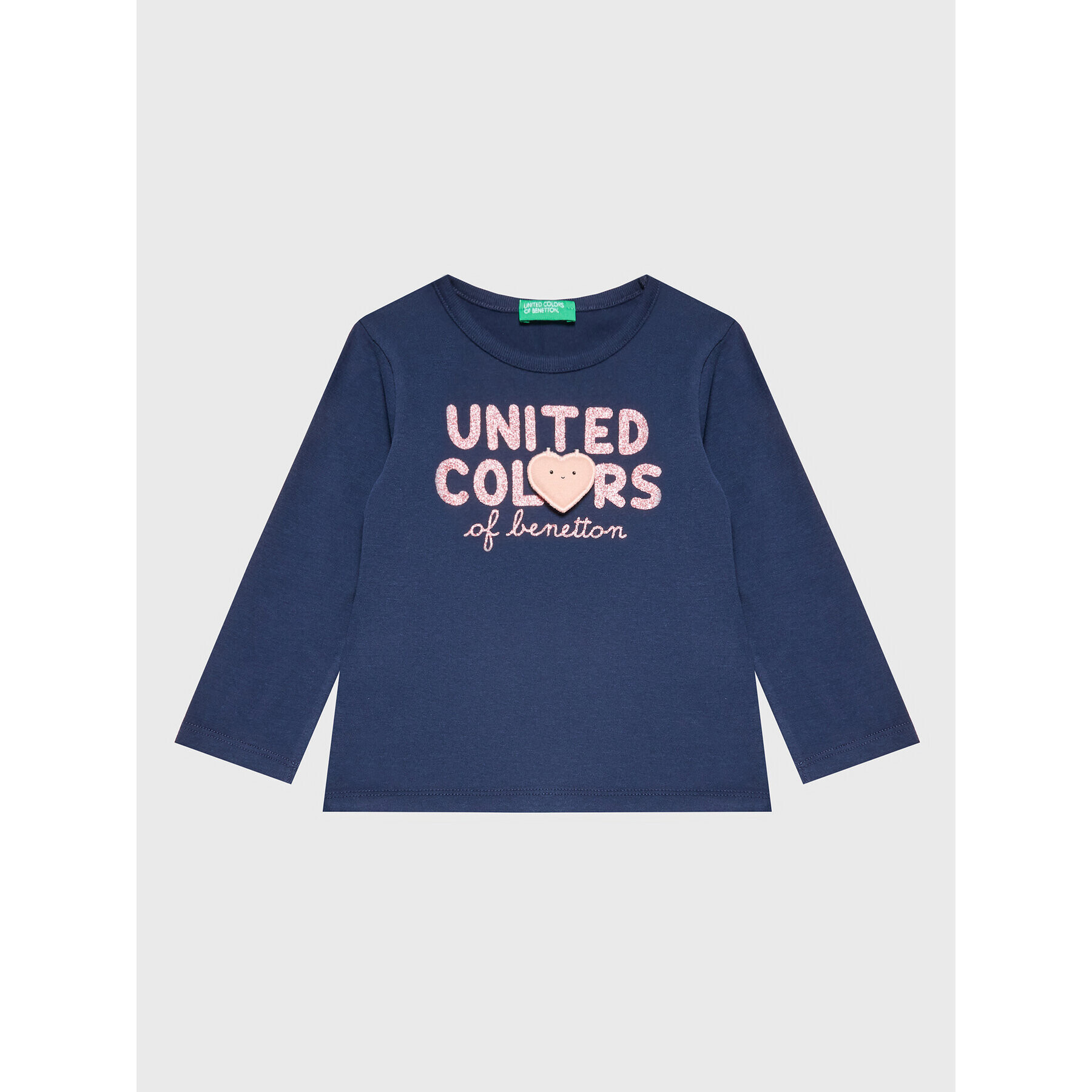 United Colors Of Benetton Blúz 3ATNG105X Sötétkék Regular Fit - Pepit.hu