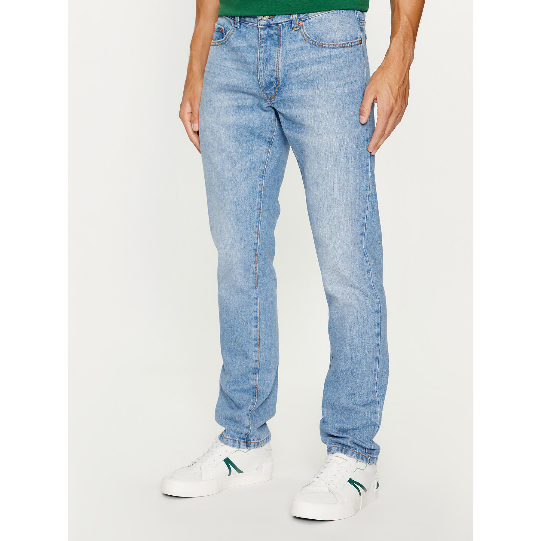 United Colors Of Benetton Farmer 4AW757B88 Kék Straight Fit - Pepit.hu