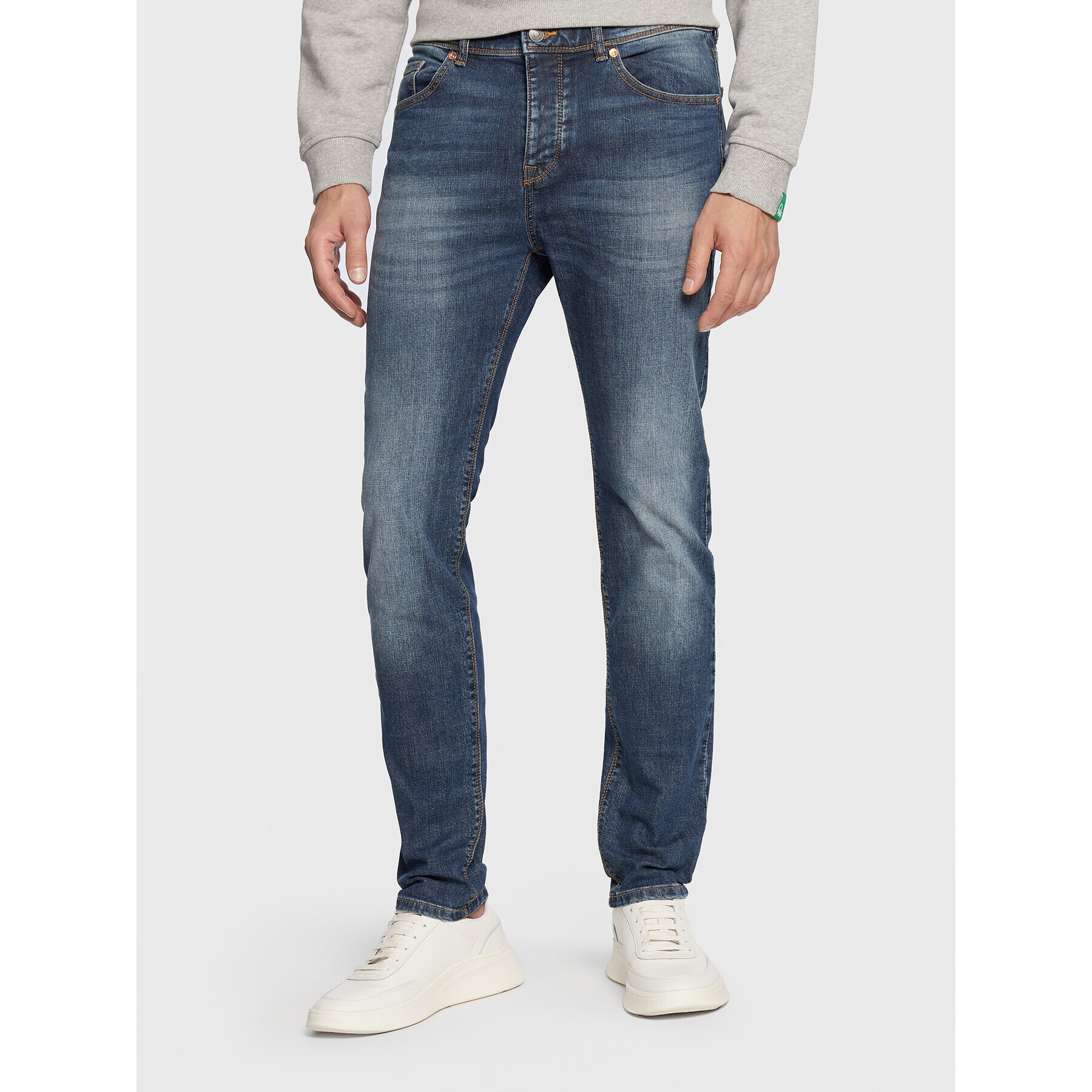 United Colors Of Benetton Farmer 4GZ757B98 Kék Skinny Fit - Pepit.hu