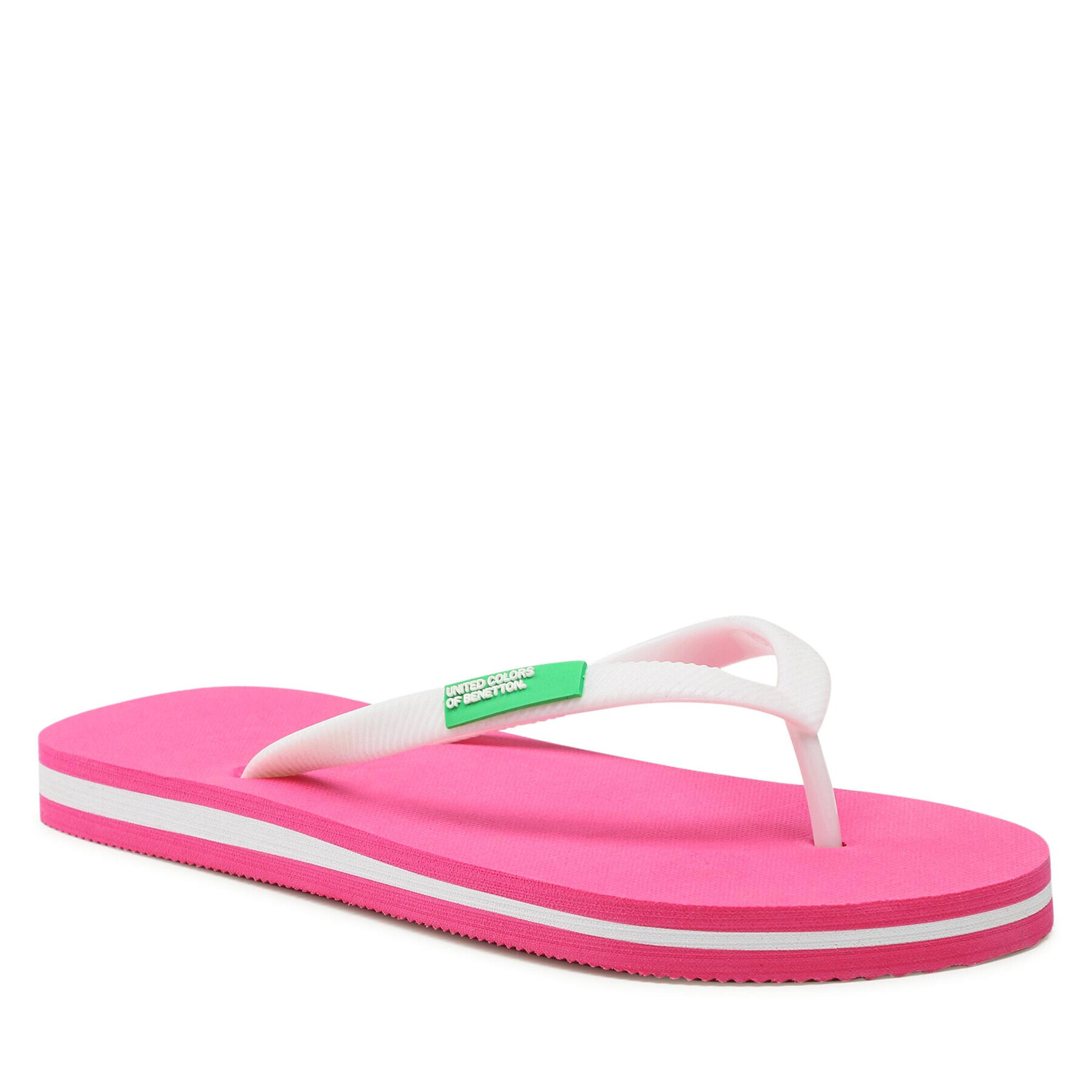 United Colors Of Benetton Flip-flops Malibu' Label BTW119100 Fehér - Pepit.hu