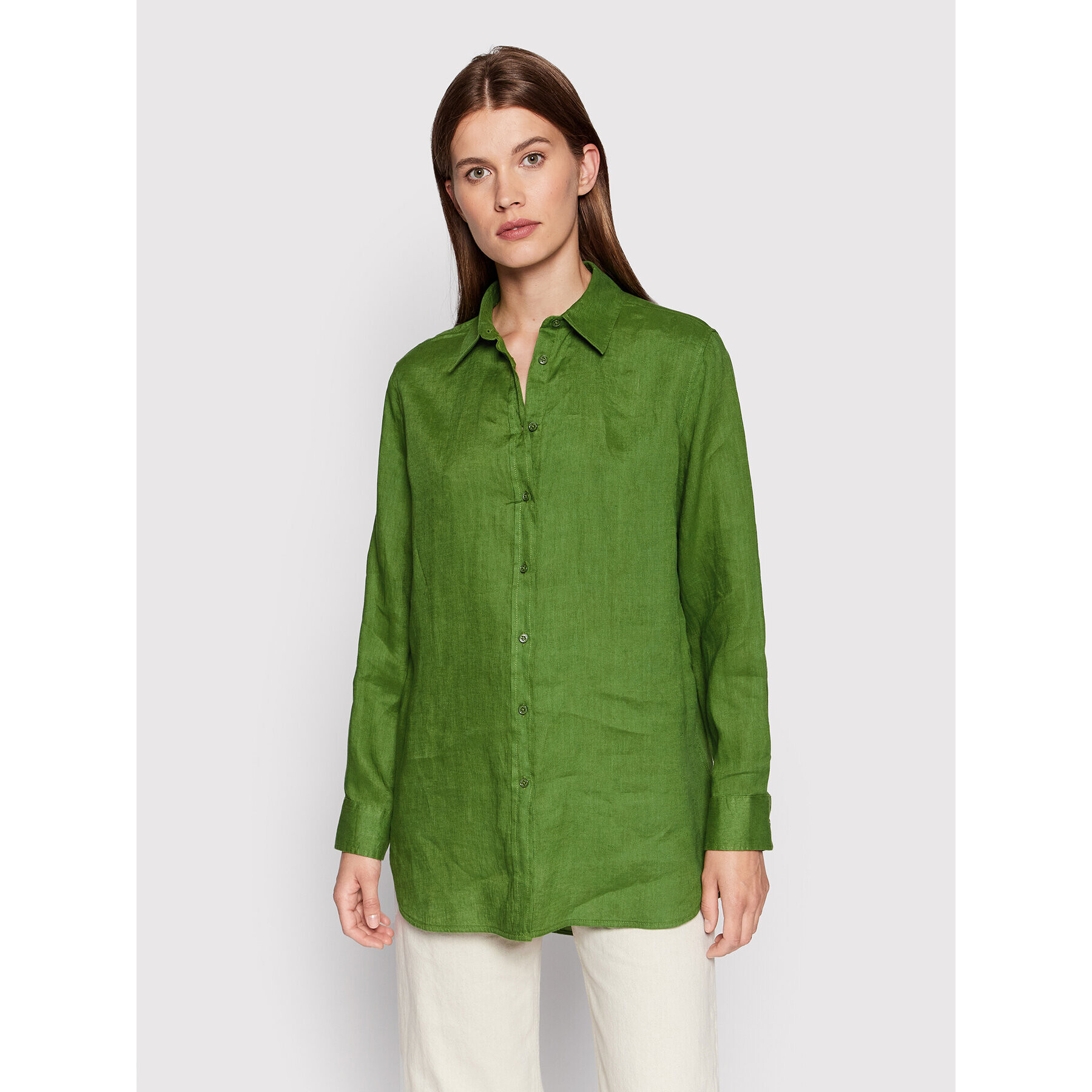 United Colors Of Benetton Ing 5BMLDQ001 Zöld Oversize - Pepit.hu