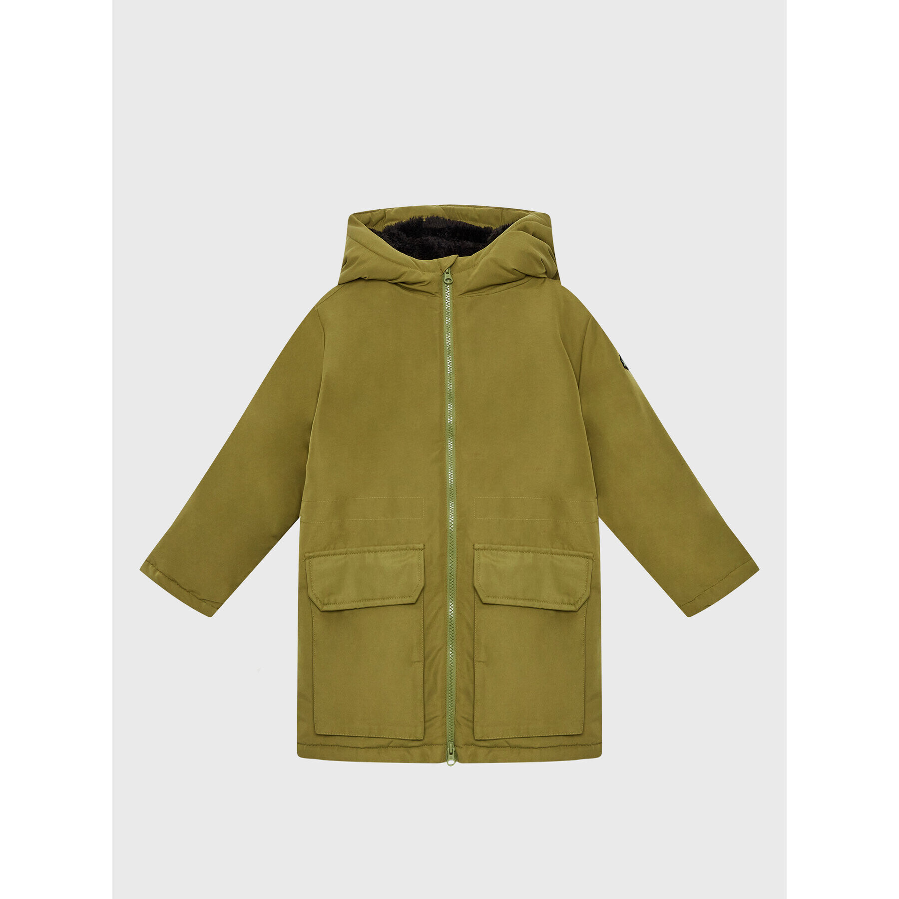 United Colors Of Benetton Parka 2IUHCN01W Zöld Regular Fit - Pepit.hu